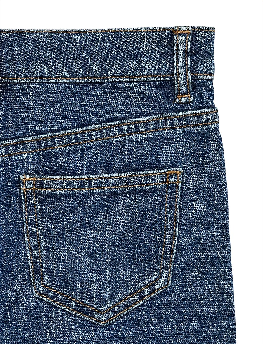 Vero Moda Girl - VMTESSA BLING SHORT DNM SKIRT MIX GIRL - jupes courtes - medium blue denim - 5