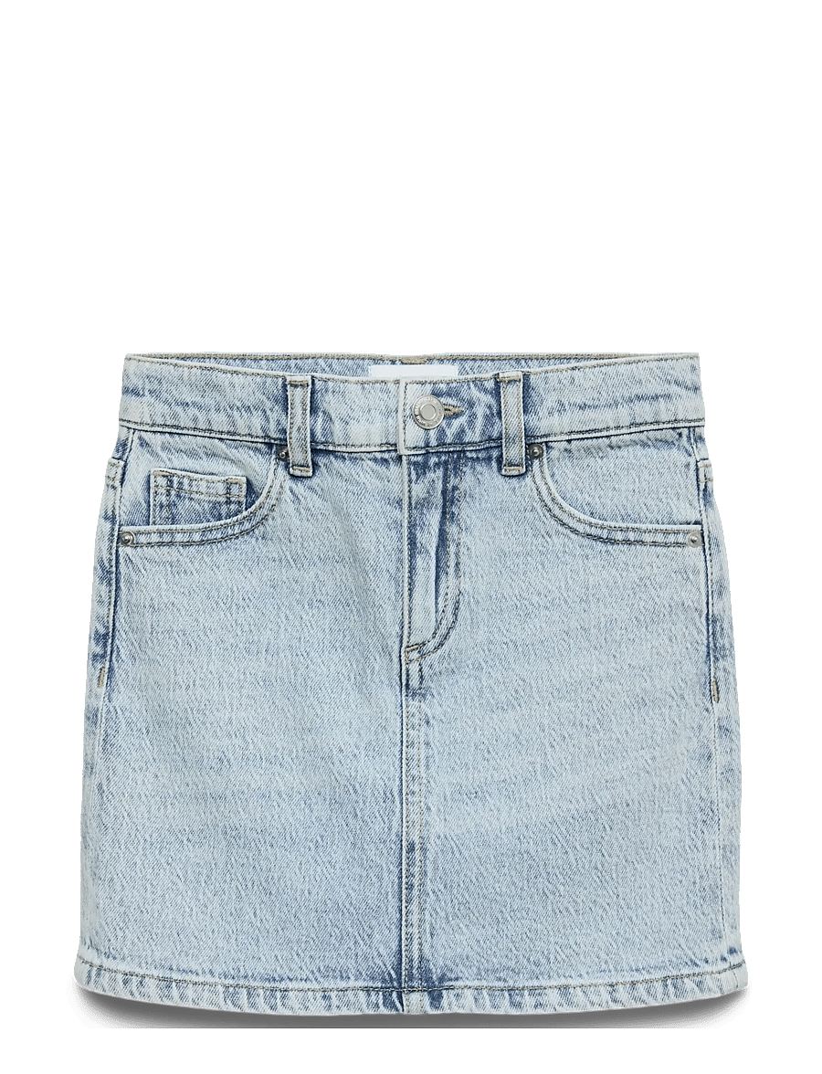 Vero Moda Girl - VMTESSA HR SHORT DNM SKIRT MIX GIRL - kurze röcke - light blue denim - 1
