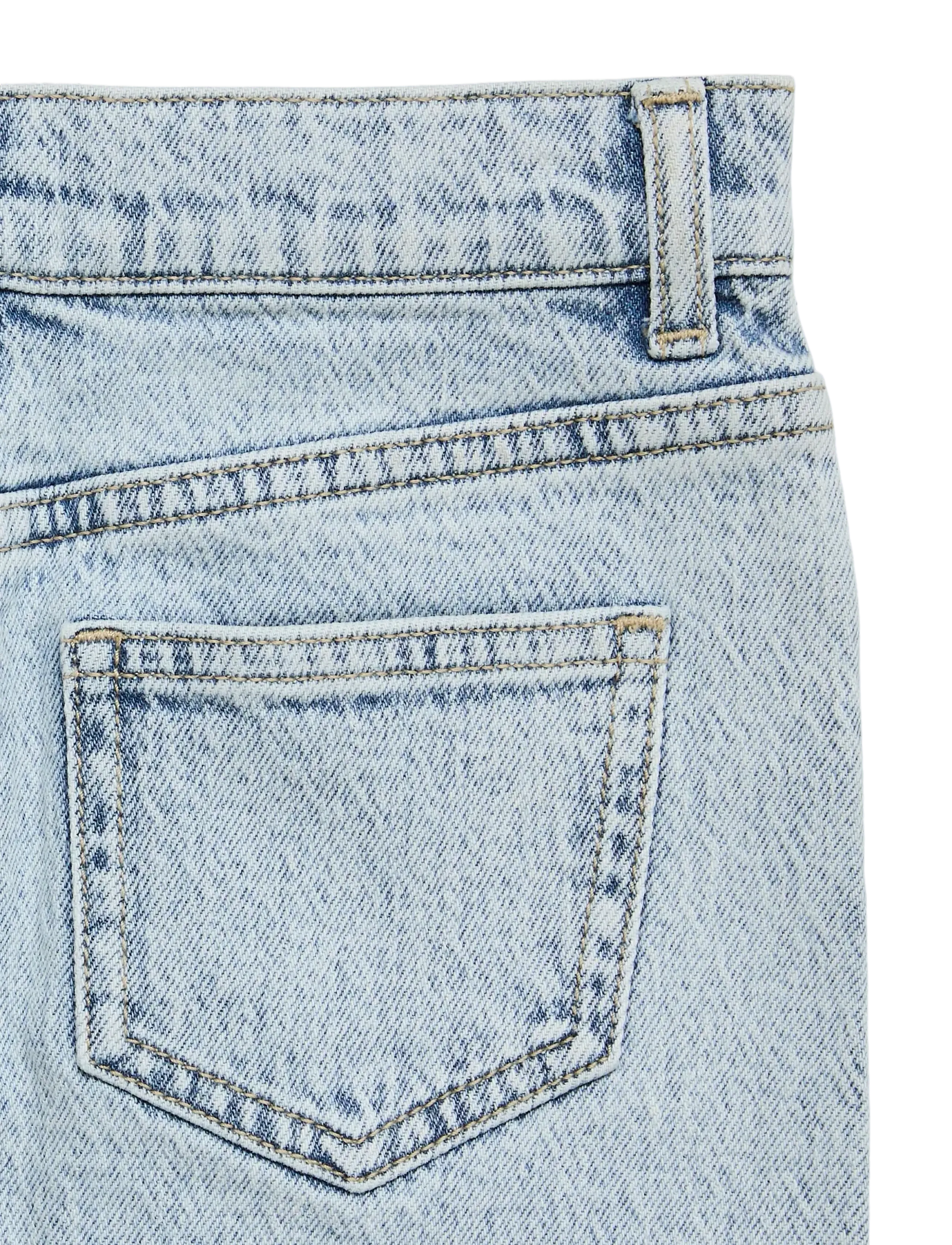 Vero Moda Girl - VMTESSA HR SHORT DNM SKIRT MIX GIRL - korte nederdele - light blue denim - 5