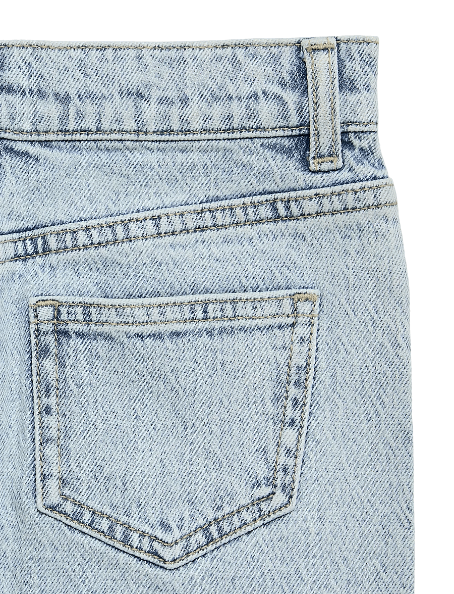 Vero Moda Girl - VMTESSA HR SHORT DNM SKIRT MIX GIRL - kurze röcke - light blue denim - 5