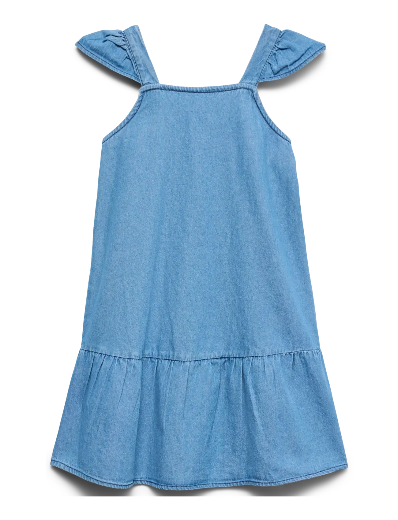 VERO MODA Mädchen Vmholly Sl Kleid Wvn Mädchen Blau - 128 - Kinder