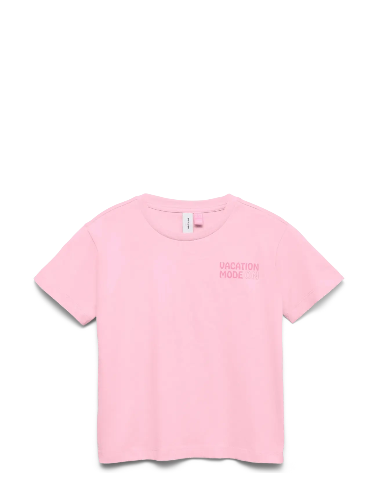 Vero Moda Girl VMMARIANE CATY SS TOP BOX JRS GIRL - Clothing - PINK-A-BOO / pink/rose