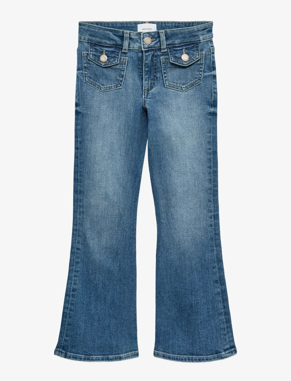 Vero Moda Girl - VMFLASH MR FLARED FRONT POCKET J GIRL - bootcut jeans - medium blue denim - 0