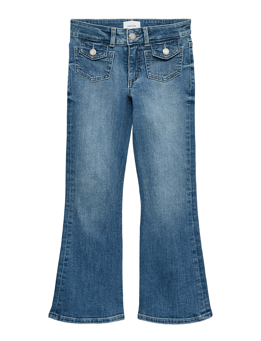 Vero Moda Girl - VMFLASH MR FLARED FRONT POCKET J GIRL - bootcut jeans - medium blue denim - 1