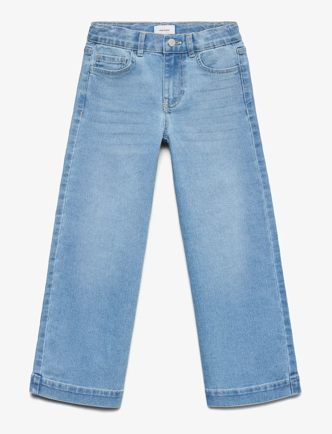 Vero Moda Girl - VMDAISY WIDE DENIM J VI3579 GIRL GA NOOS - vida jeans - light blue denim - 1