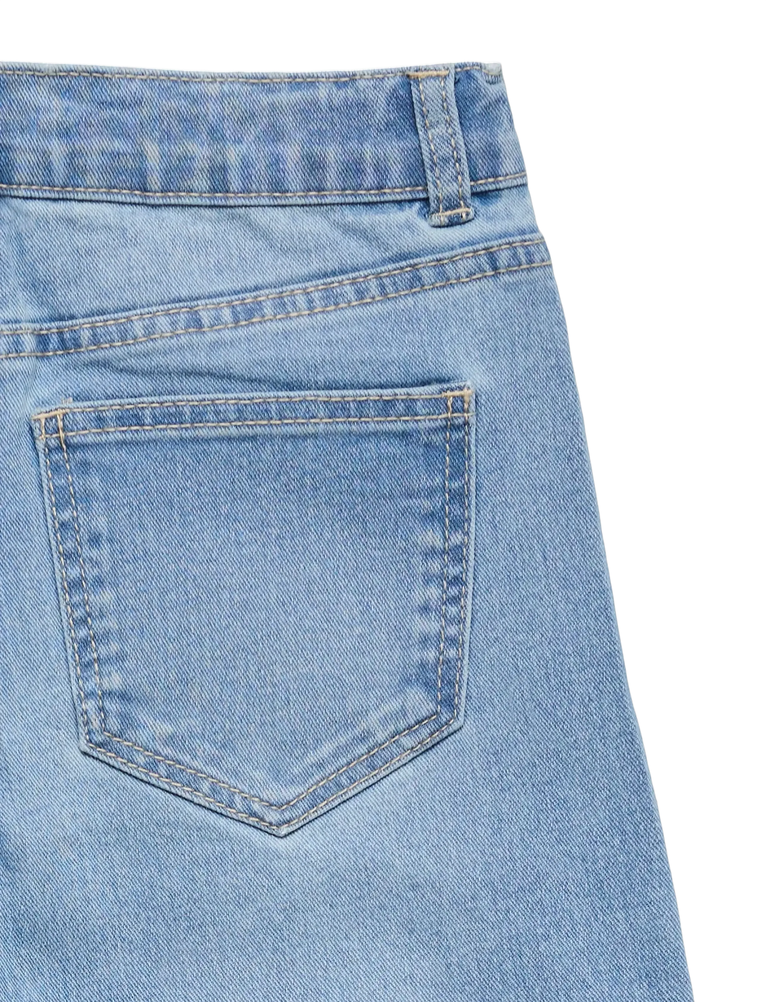 Vero Moda Girl - VMDAISY WIDE DENIM J VI3579 GIRL GA NOOS - wide leg jeans - light blue denim - 5