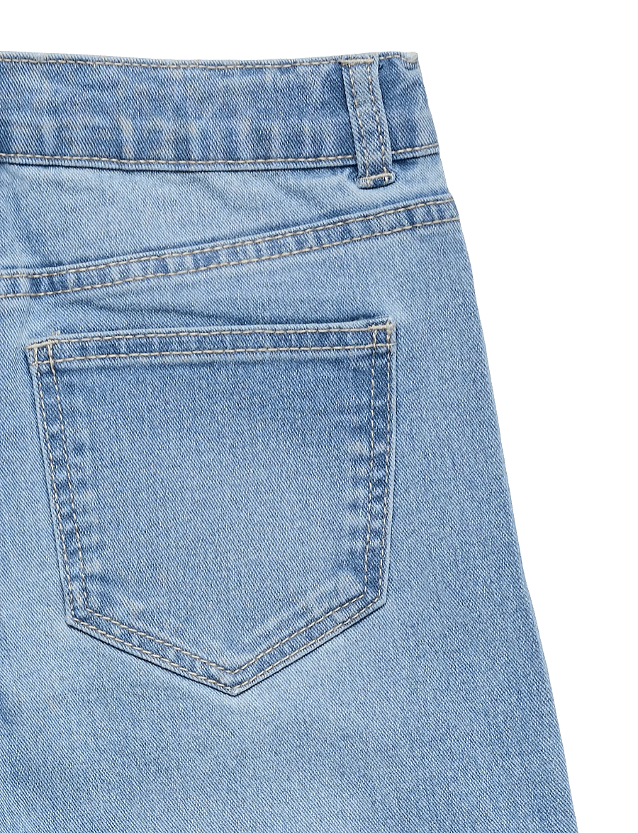 Vero Moda Girl - VMDAISY WIDE DENIM J VI3579 GIRL GA NOOS - hosen mit weitem bein - light blue denim - 5