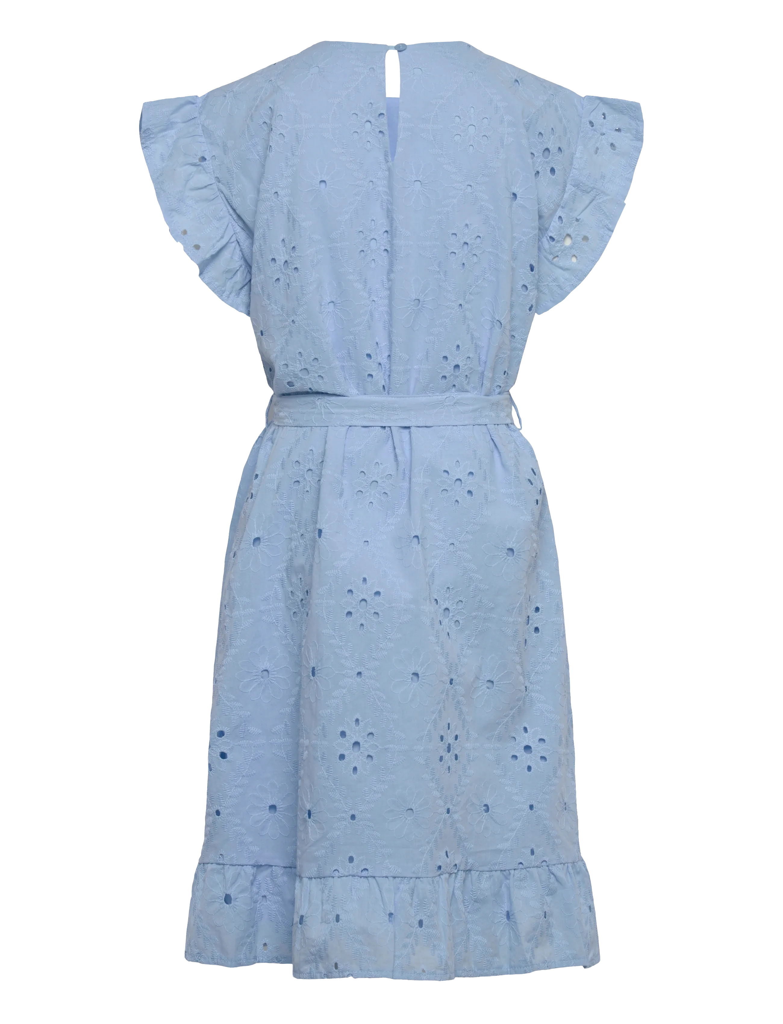 Vero Moda Girl - VMELIZA SHORT DRESS WVN GIRL - robes décontractées sans manches - cashmere blue - 2