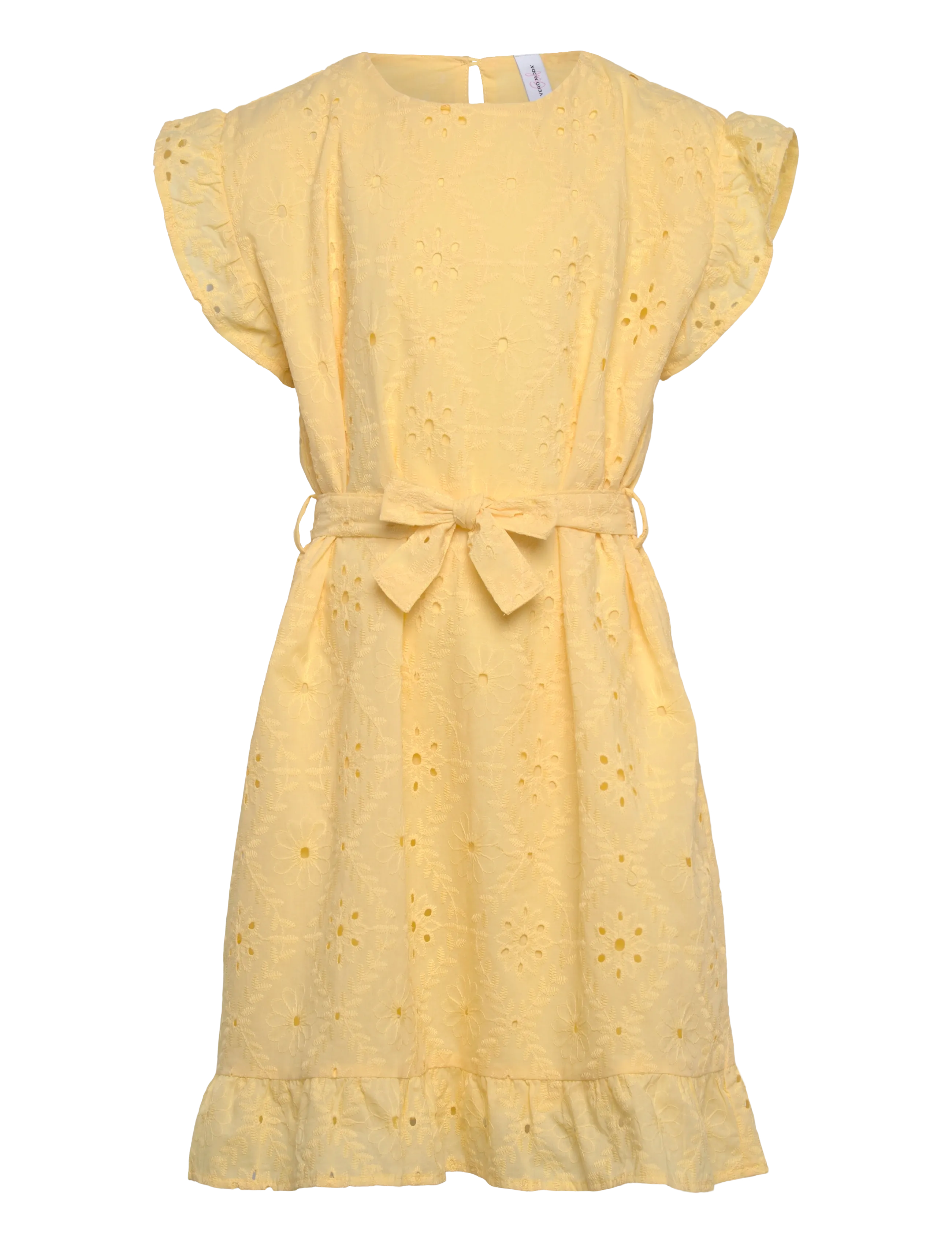 VERO MODA Mädchen Vmeliza Kurz Kleid Wvn Mädchen Gelb - 152 - Kinder