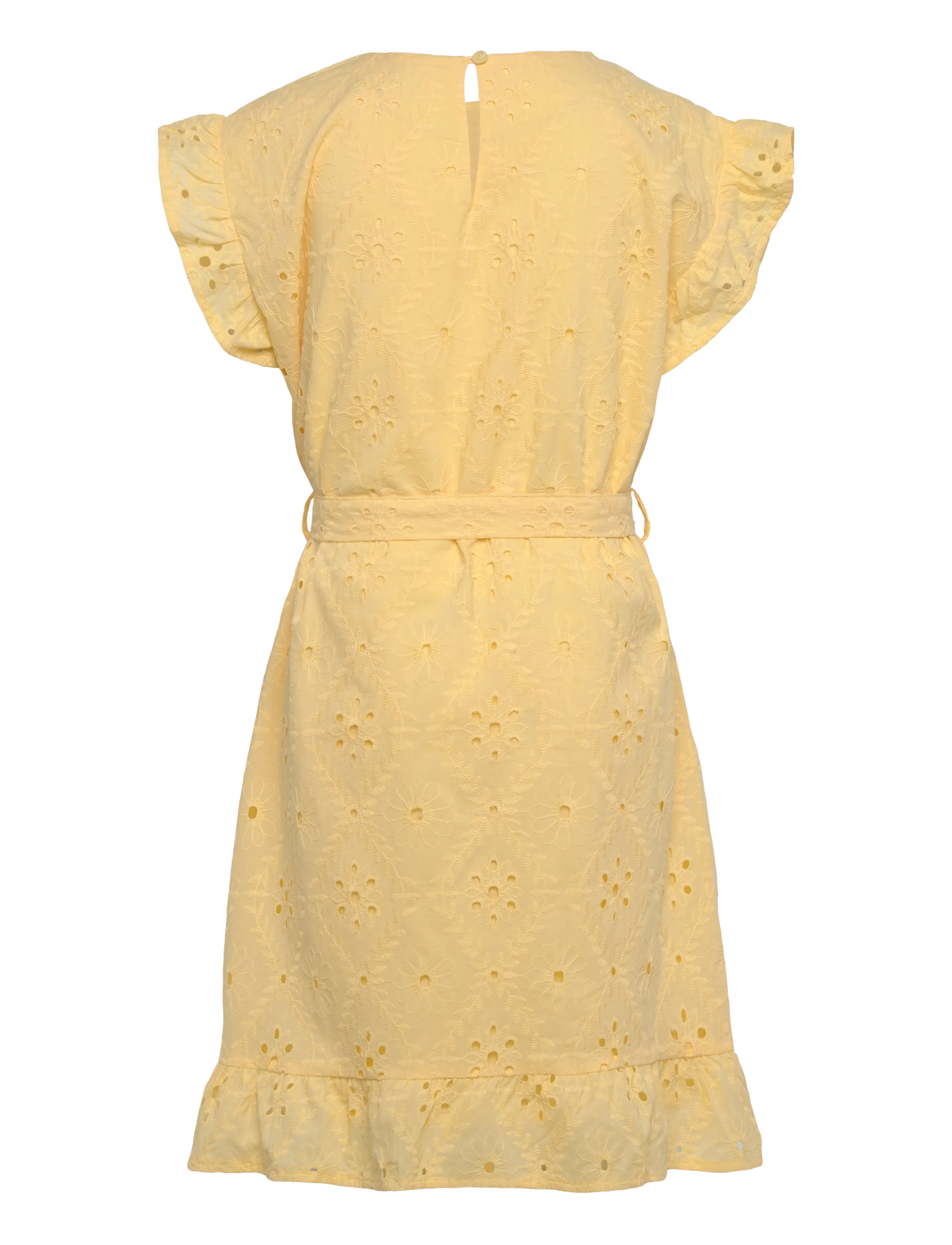 Vero Moda Girl - VMELIZA SHORT DRESS WVN GIRL - robes décontractées sans manches - pale banana - 2