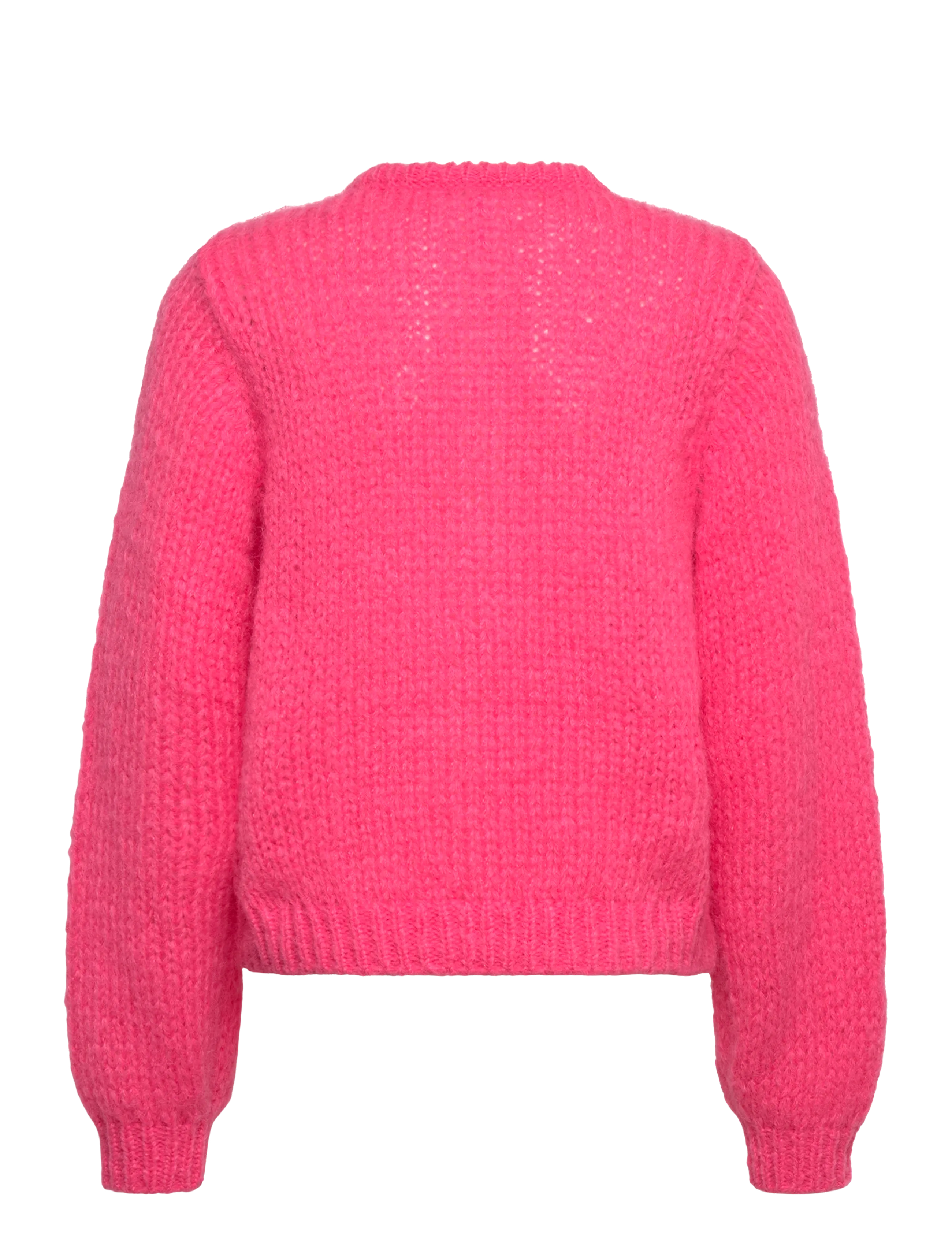 Vero Moda Girl - VMWILO LS O-NECK CARDIGAN EXP GIRL - cardigans - hot pink - 2