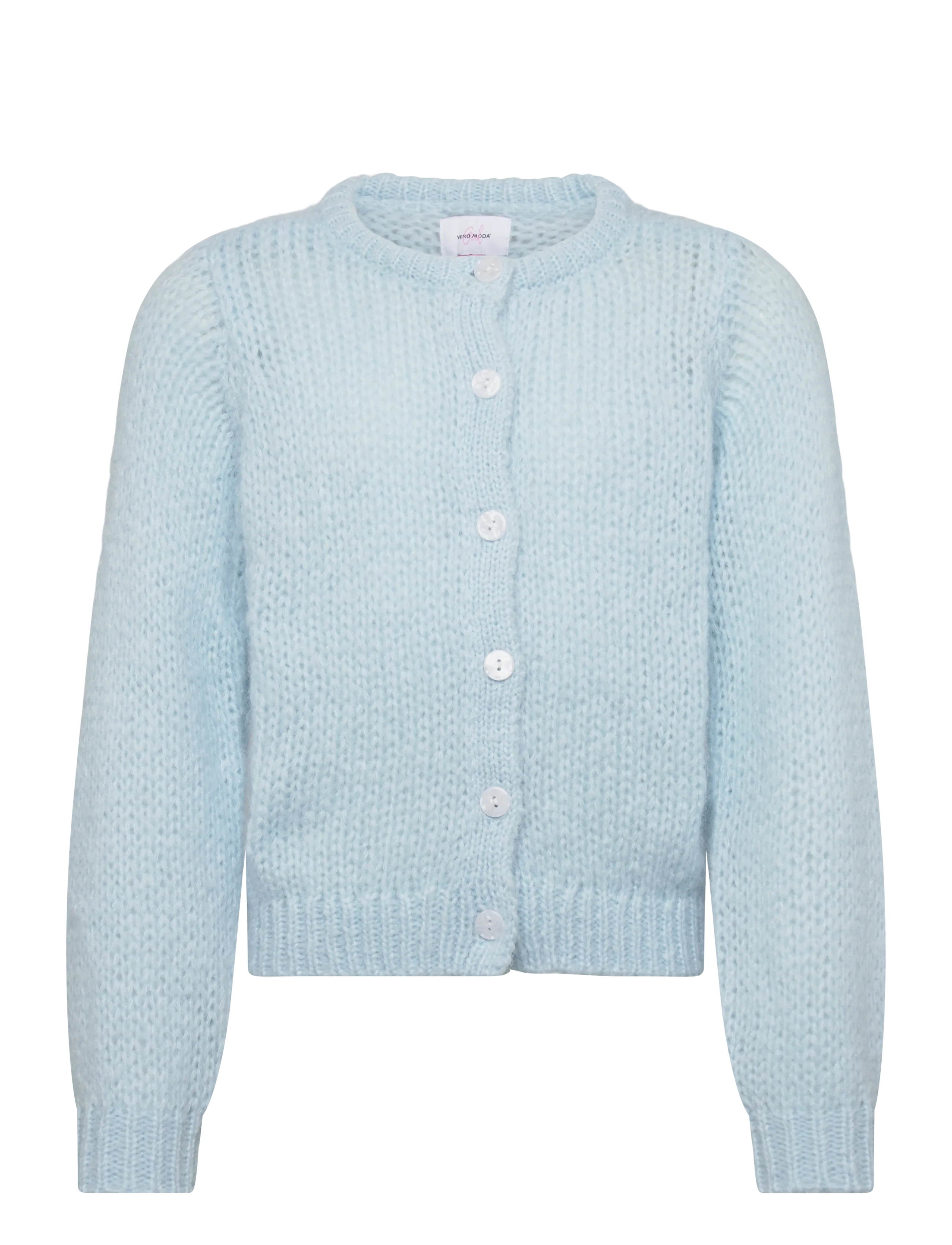 Vero Moda Girl VMWILO LS O-NECK CARDIGAN EXP GIRL - Vero Moda Girl - NANTUCKET BREEZE / blue