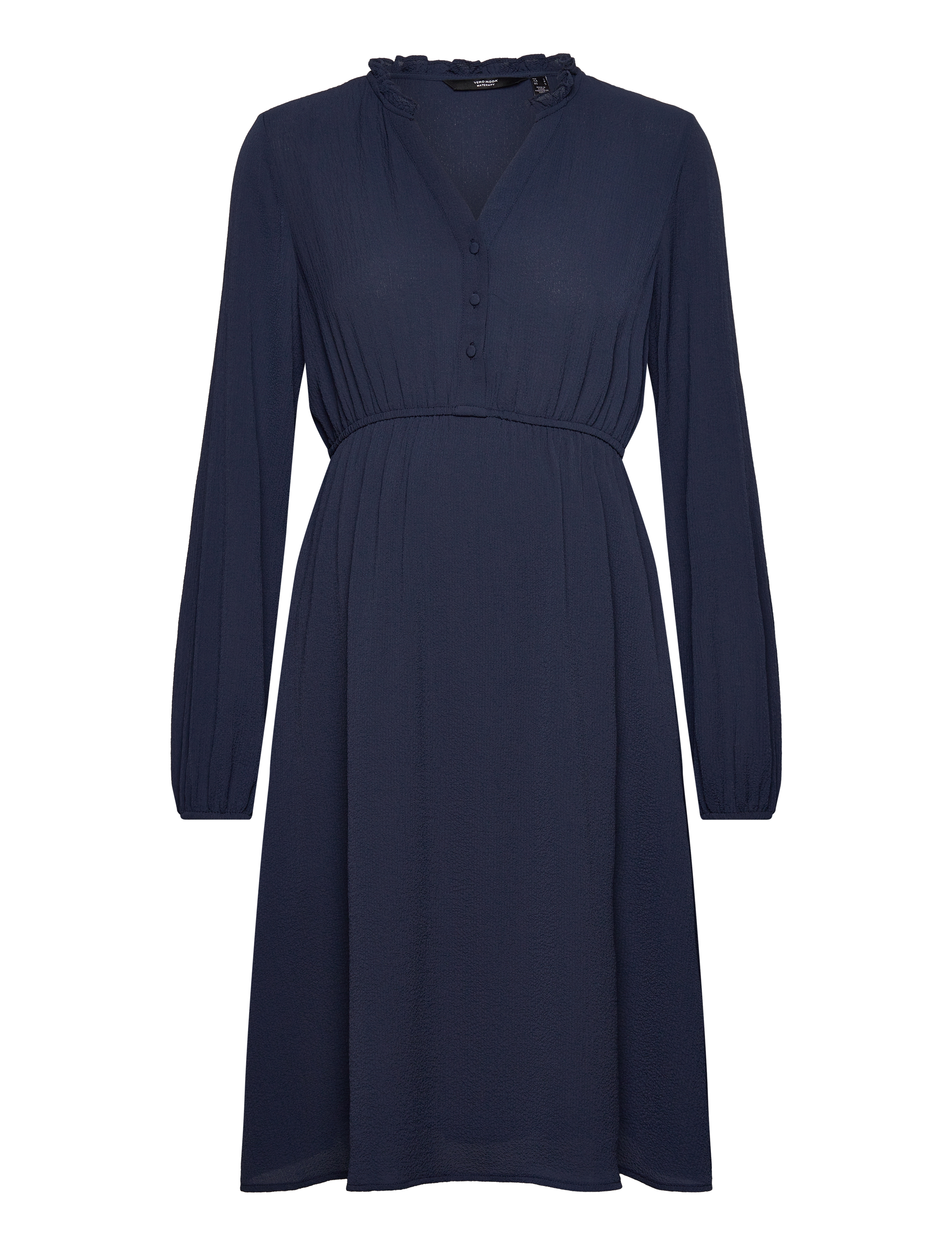 Vero Moda Maternity VMMAYA V-NECK LS DRESS GA - Maternity - NAVY BLAZER / navy