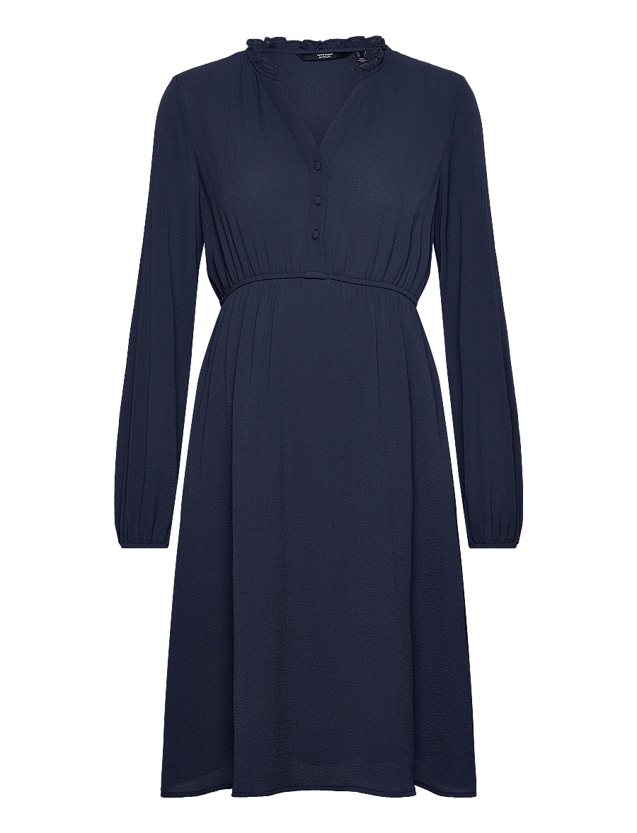Vero Moda Maternity - VMMAYA V-NECK LS DRESS GA - navy blazer - 0
