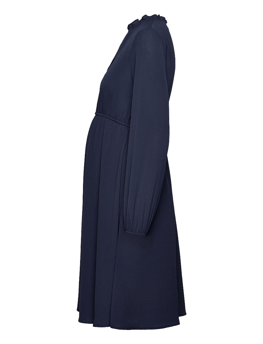 Vero Moda Maternity - VMMAYA V-NECK LS DRESS GA - navy blazer - 2
