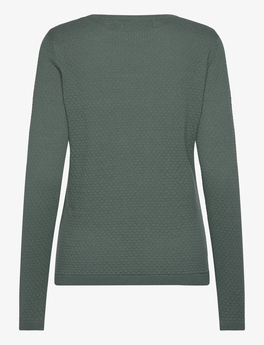 Vero Moda Maternity - VMMCARE STRUCTURE LS O-NECK BLOU NOOS - jumpers - balsam green - 1