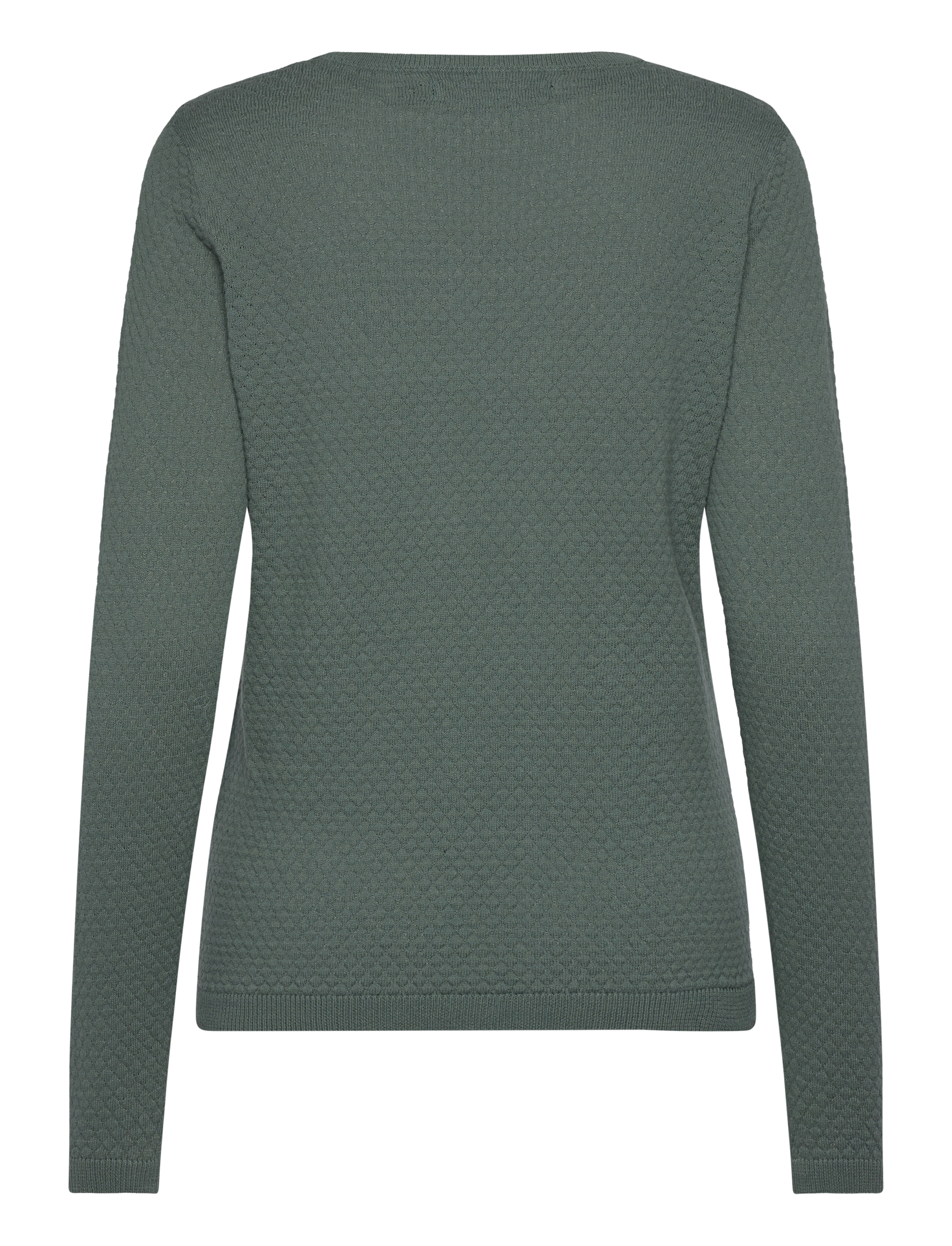 Vero Moda Maternity - VMMCARE STRUCTURE LS O-NECK BLOU NOOS - stickade tröjor - balsam green - 2