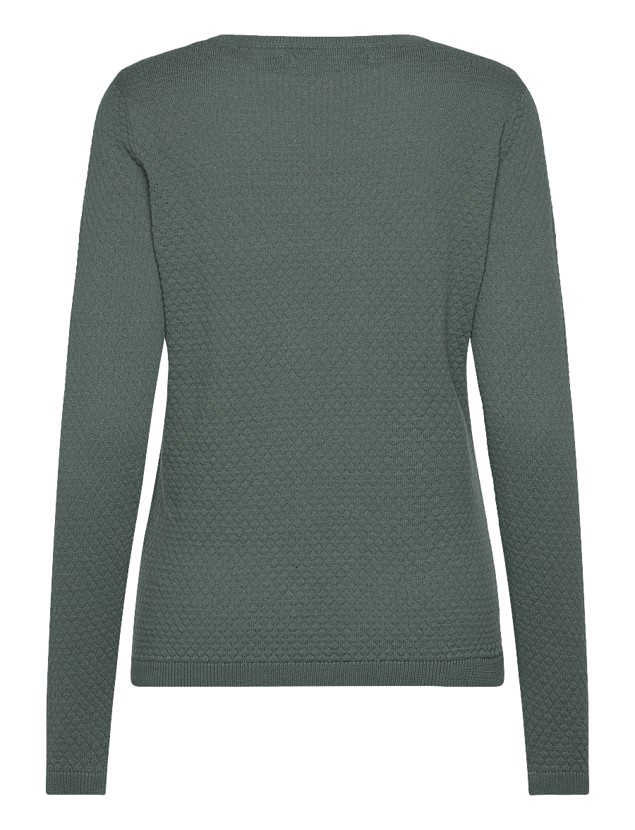 Vero Moda Maternity - VMMCARE STRUCTURE LS O-NECK BLOU NOOS - pullover - balsam green - 2