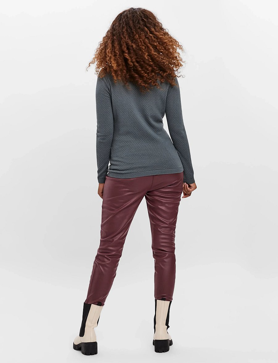 Vero Moda Maternity - VMMCARE STRUCTURE LS O-NECK BLOU NOOS - pullover - balsam green - 3