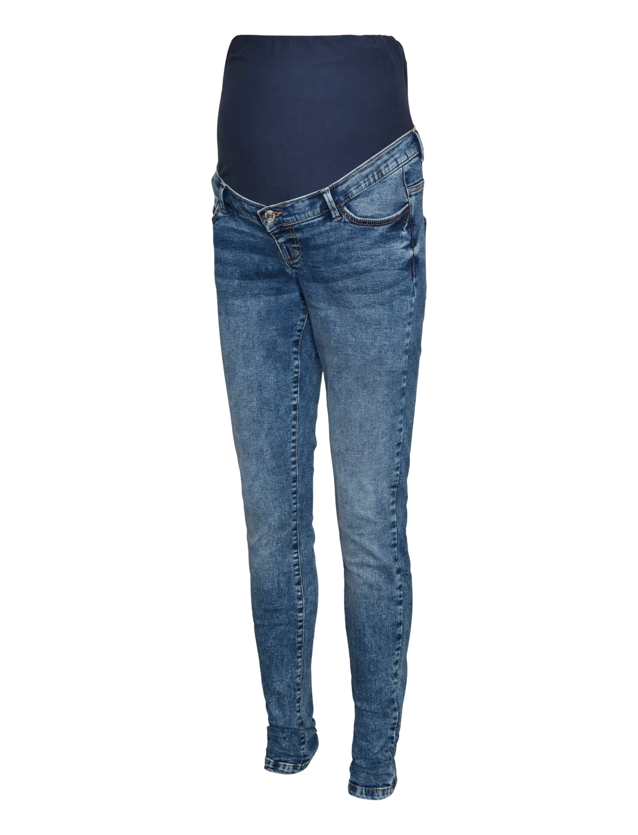 Vero Moda Maternity - VMMSOPHIA SKIN FOLD UP JNS VI3162 GA - teksad - medium blue denim - 1