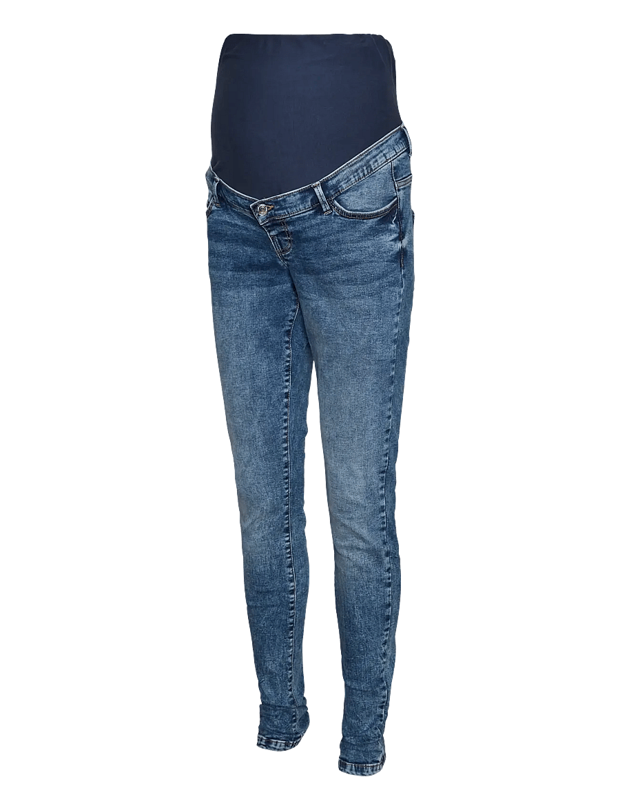Vero Moda Maternity - VMMSOPHIA SKIN FOLD UP JNS VI3162 GA - teksad - medium blue denim - 1