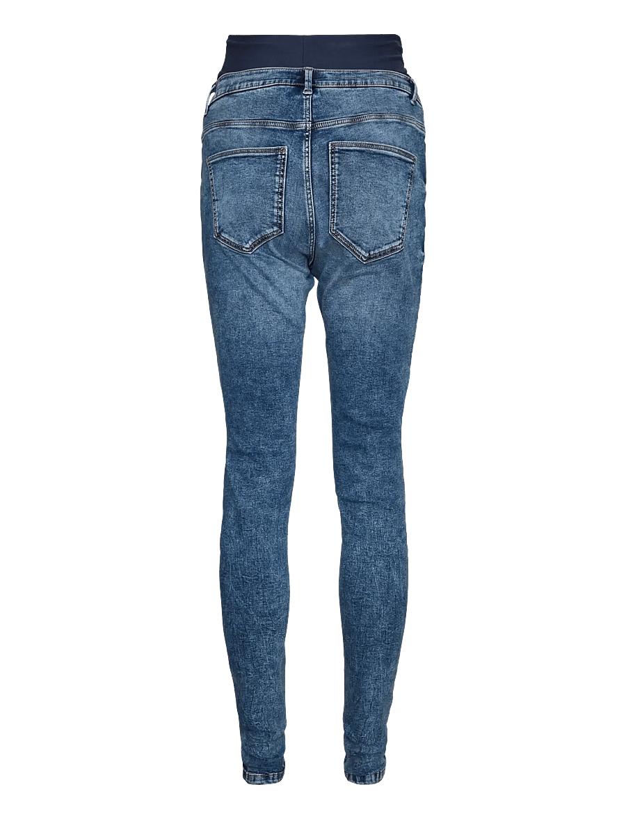 Vero Moda Maternity - VMMSOPHIA SKIN FOLD UP JNS VI3162 GA - teksad - medium blue denim - 2