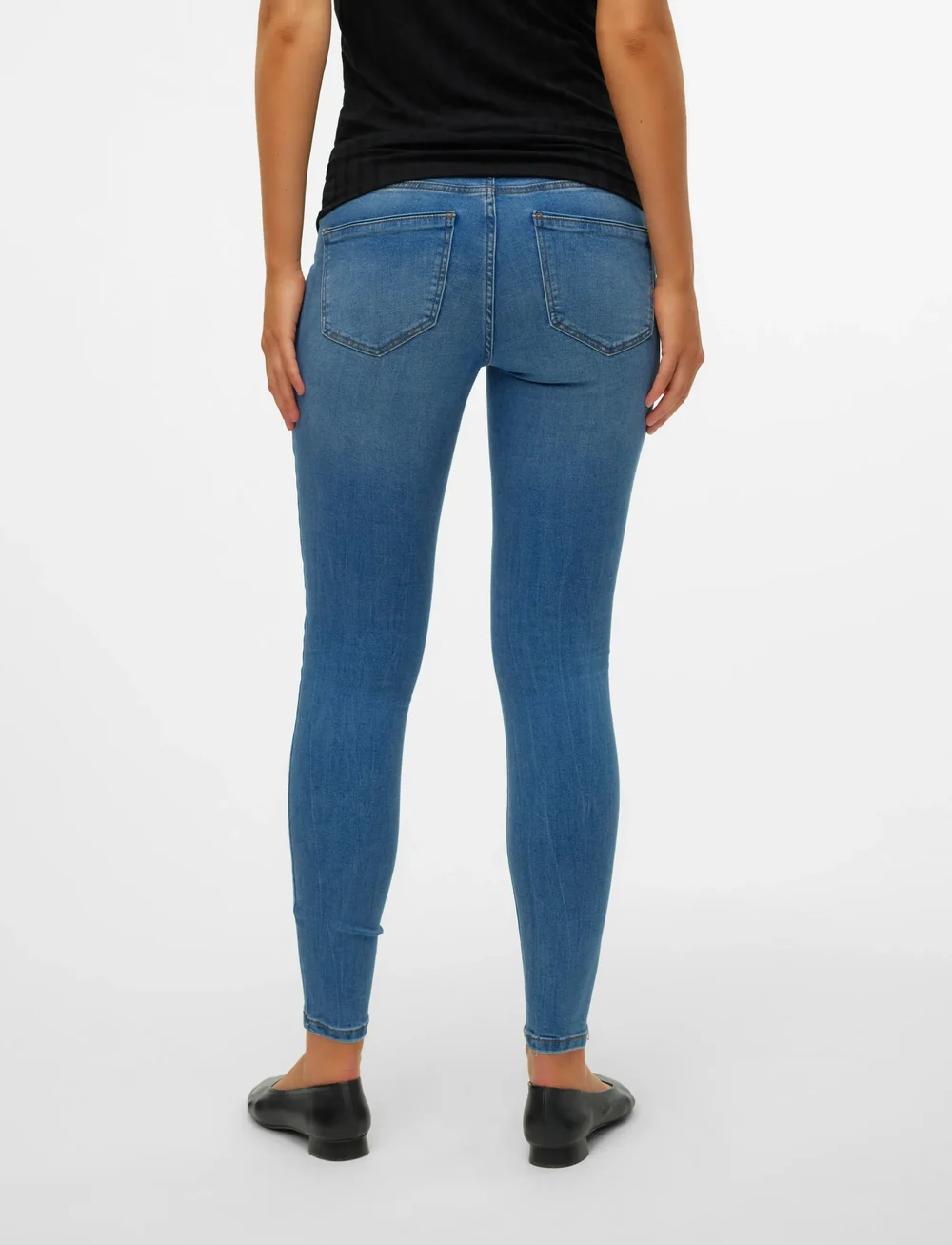 Vero Moda Maternity - VMMTANYA S PIPING JEANS VI349 GA NOOS - püksid - medium blue denim - 4