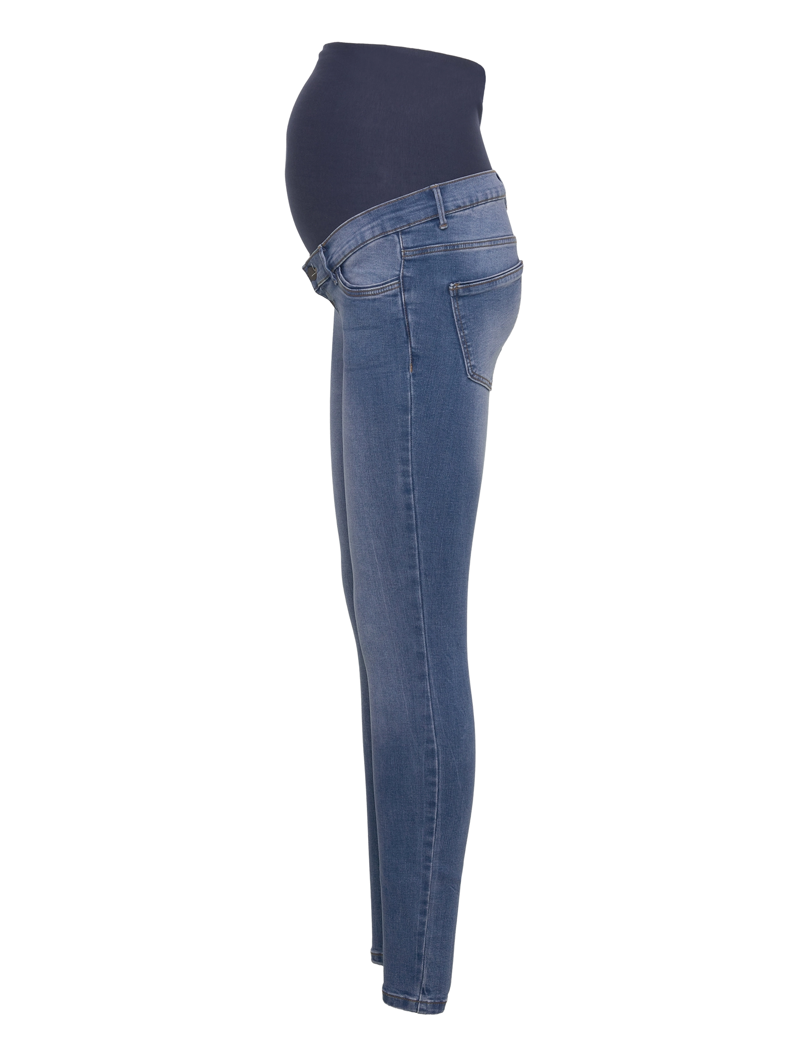 Vero Moda Maternity - VMMTANYA S PIPING JEANS VI349 GA NOOS - bas - medium blue denim - 3