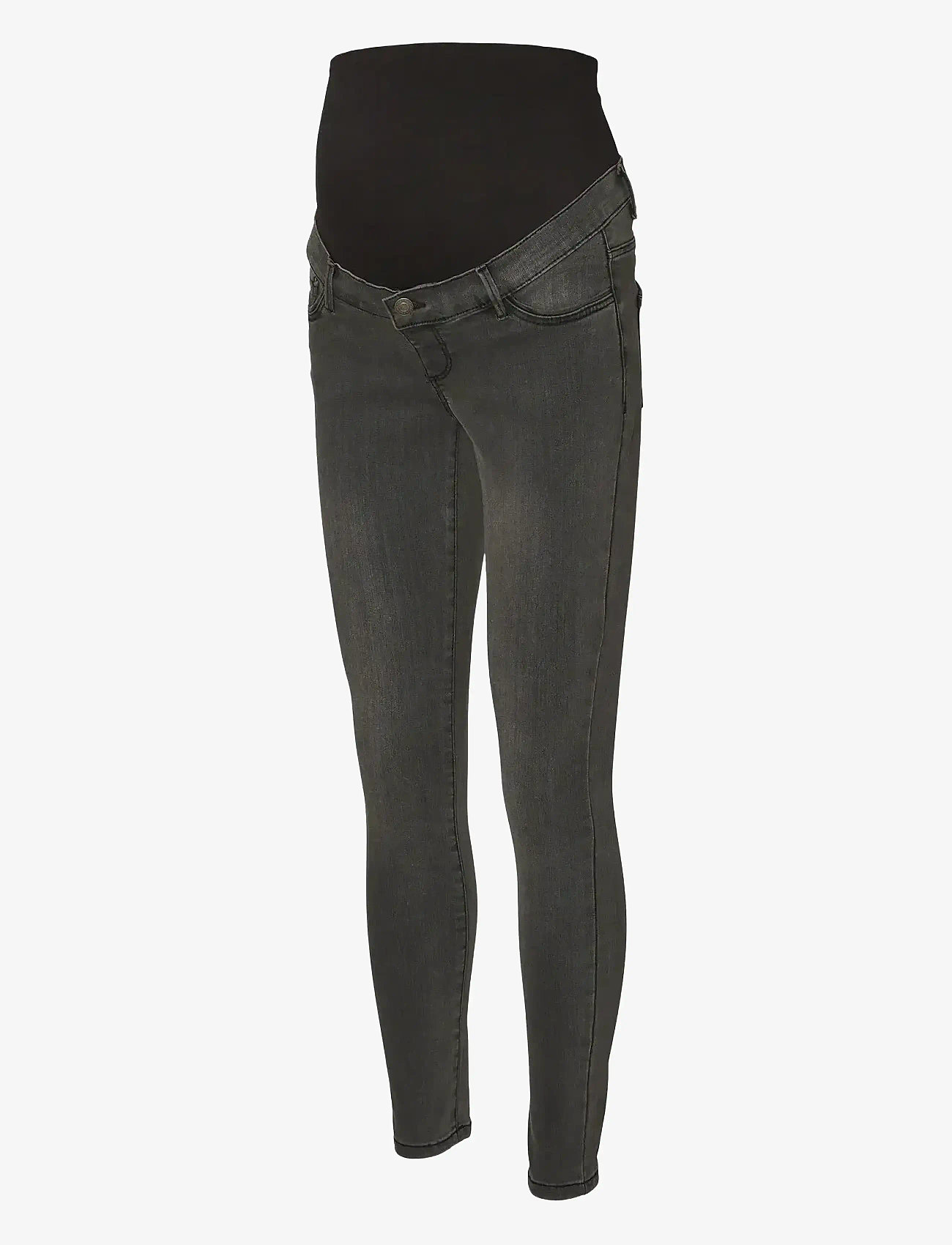 Vero Moda Maternity - VMMTANYA MR S PIPING JEANS VI207 GA NOOS - hosen - dark grey denim - 1