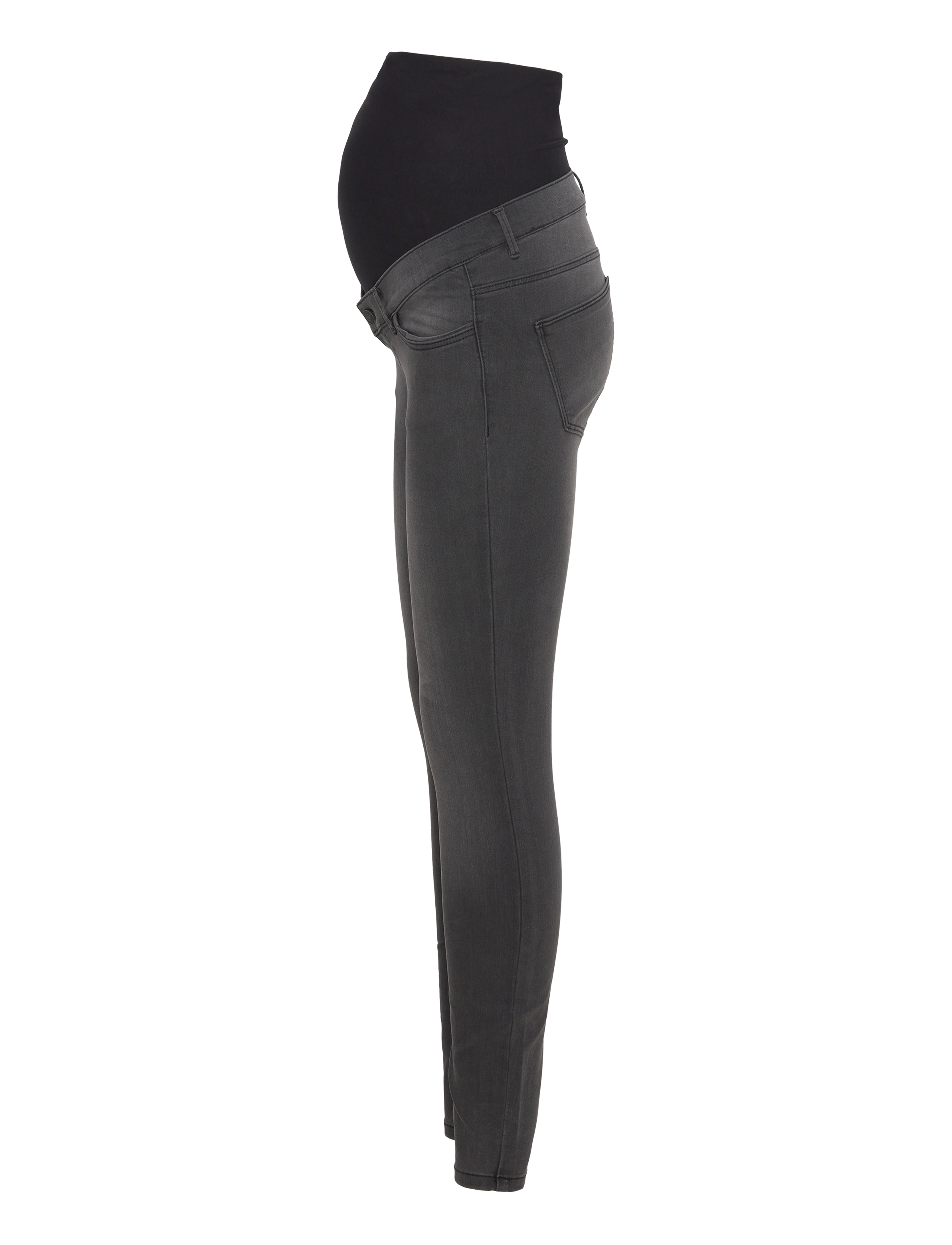 Vero Moda Maternity - VMMTANYA MR S PIPING JEANS VI207 GA NOOS - bas - dark grey denim - 3
