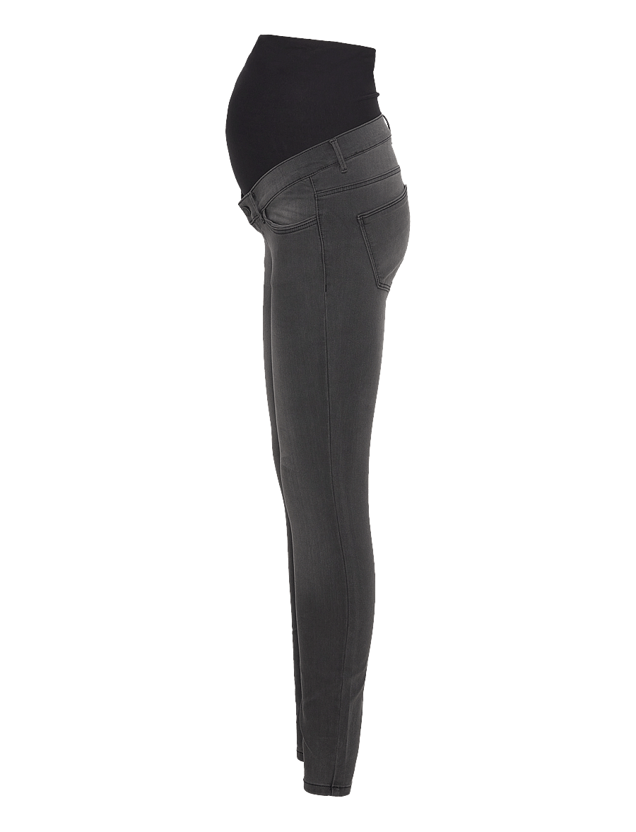 Vero Moda Maternity - VMMTANYA MR S PIPING JEANS VI207 GA NOOS - bas - dark grey denim - 3