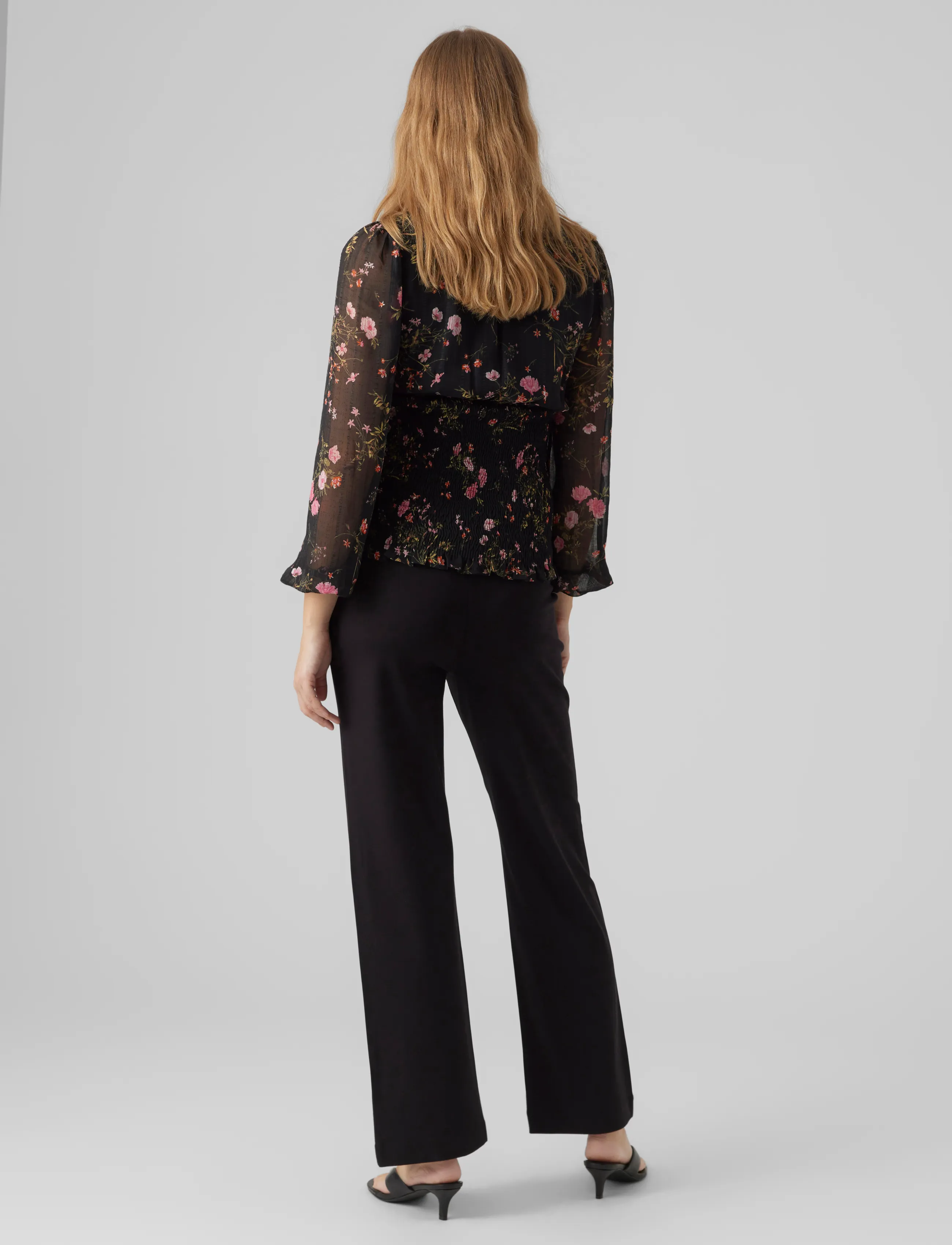 Vero Moda Maternity - VMMKAMMIE STRAIGHT JRS PANT GA - püksid ja seelikud - black - 3