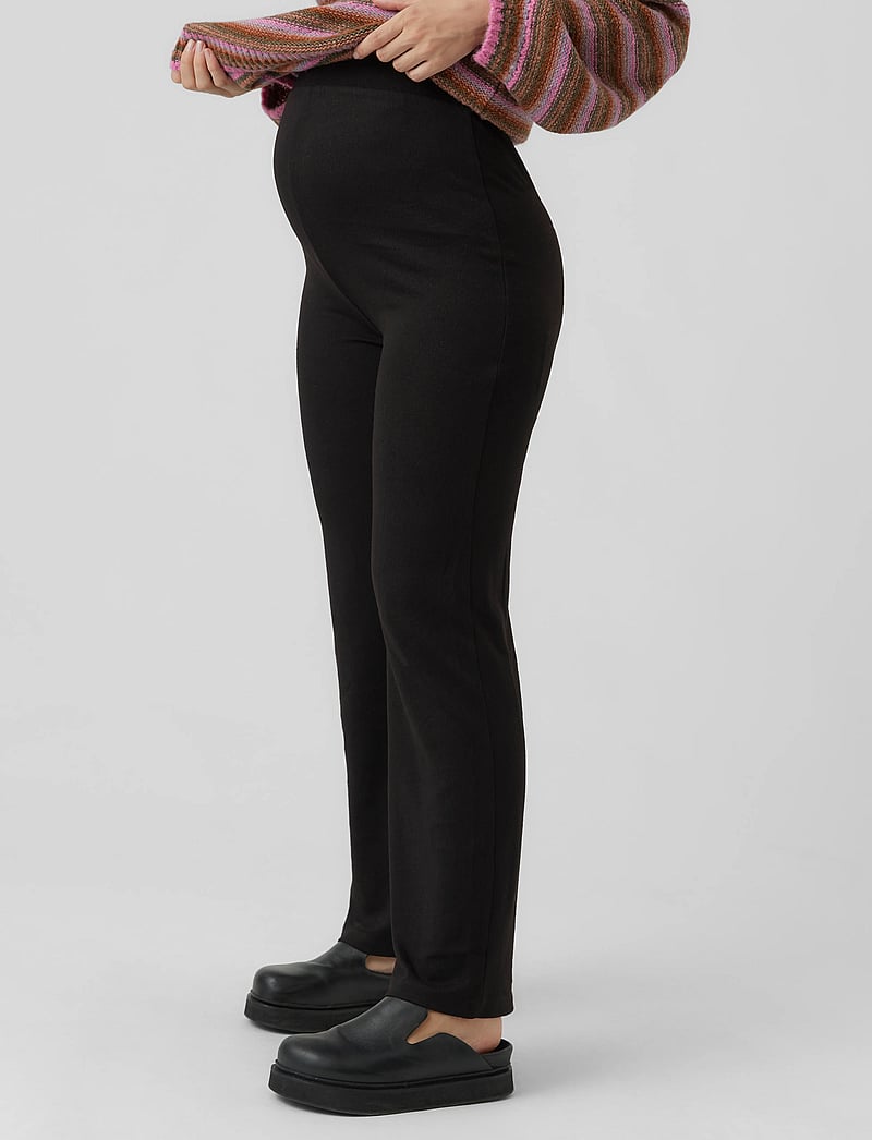 Vero Moda Maternity - VMMELLA WIDE FLARED PANT JRS NOOS - black - 4