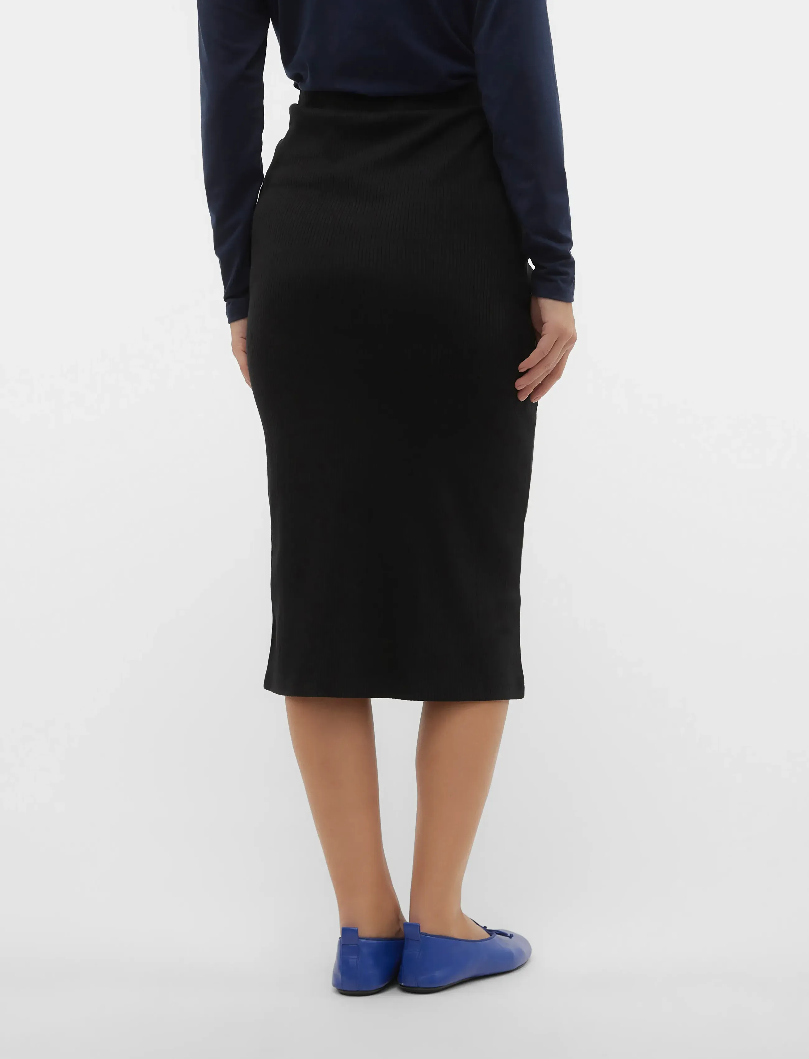 Vero Moda Maternity - VMMLAVENDER HW PENCIL SKIRT VMA NOOS - apatinės dalies rūbai - black - 3