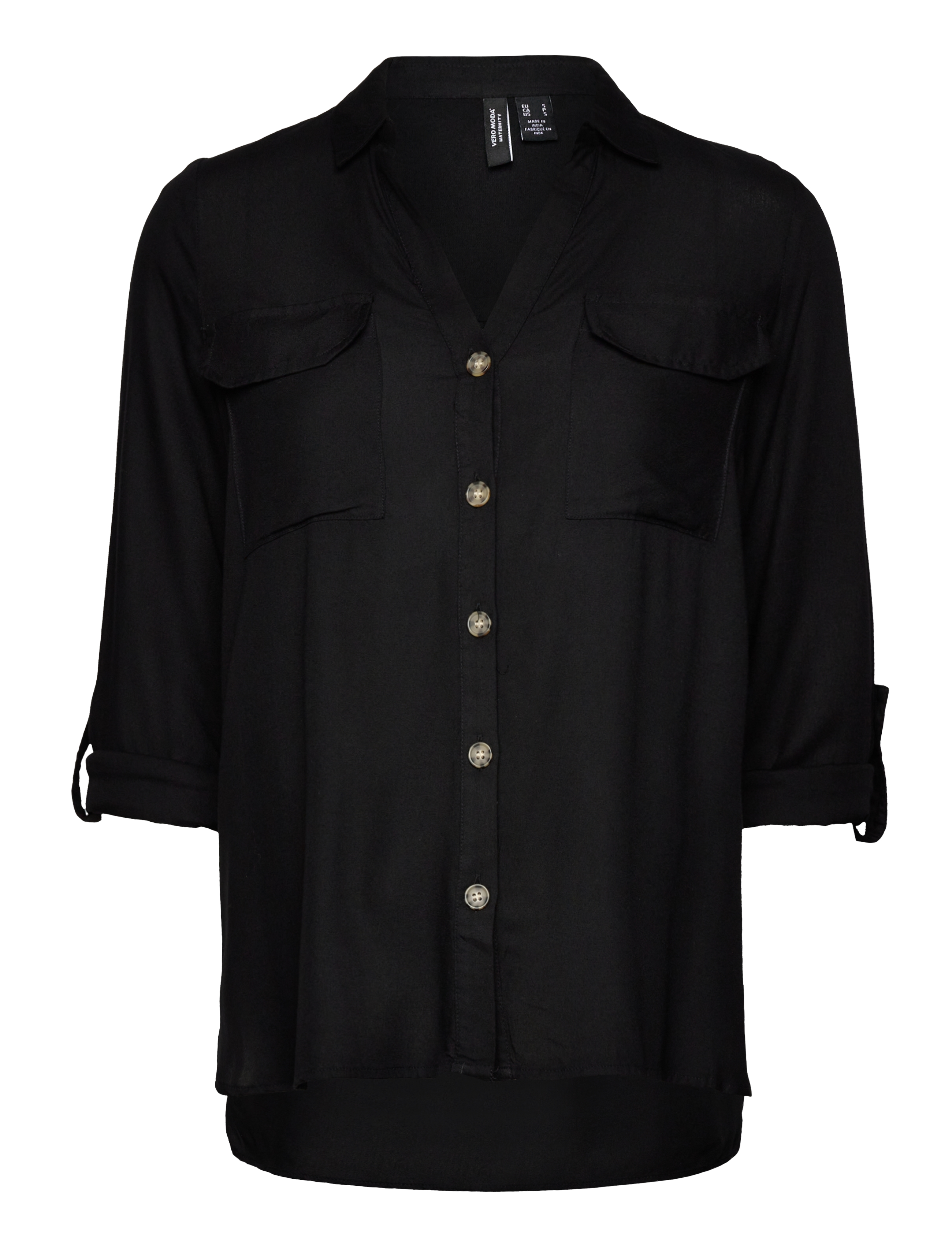 VERO MODA MATERNITY Vmmbumpy L/S Shirt New Schwarz - XS - Damen