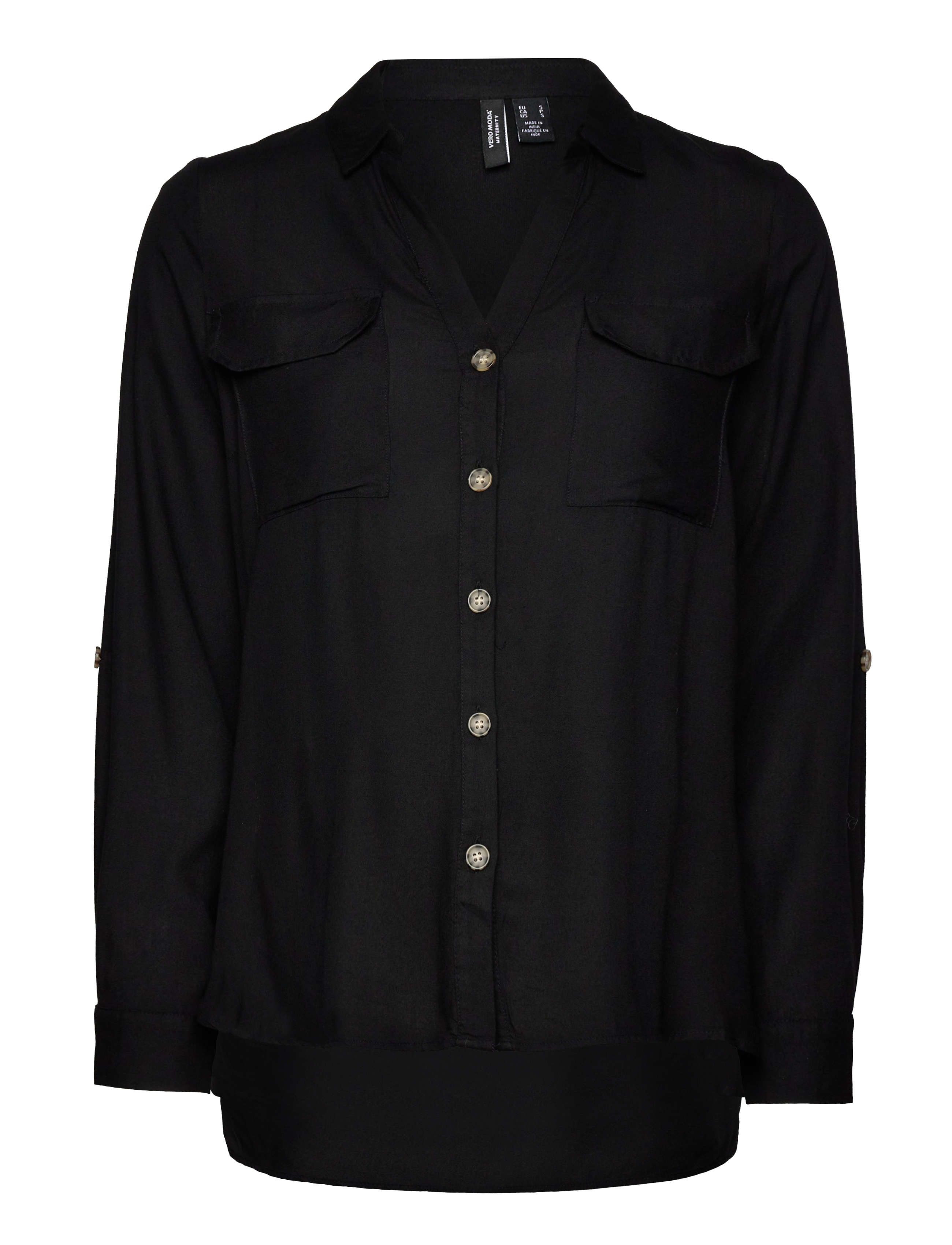 Vero Moda Maternity - VMMBUMPY L/S SHIRT NEW NOOS - langärmlige hemden - black - 3