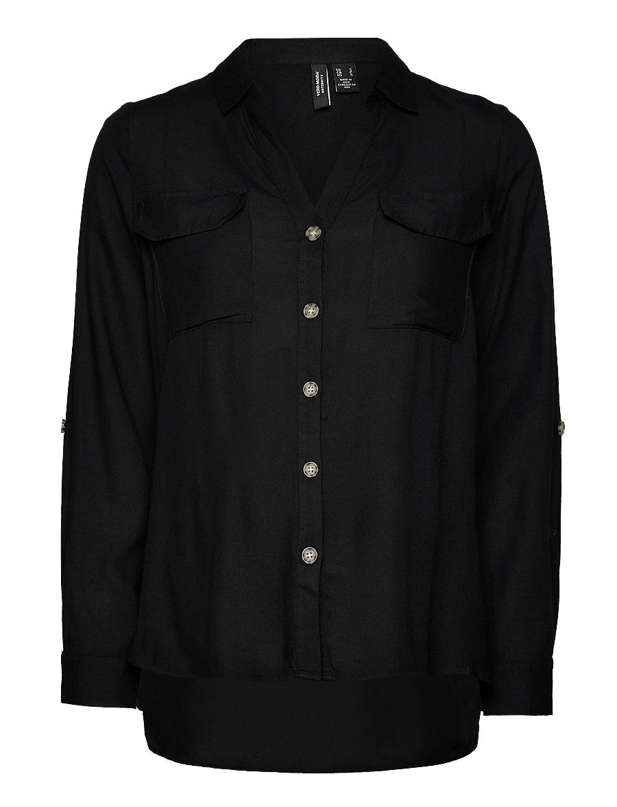 Vero Moda Maternity - VMMBUMPY L/S SHIRT NEW NOOS - langärmlige hemden - black - 3