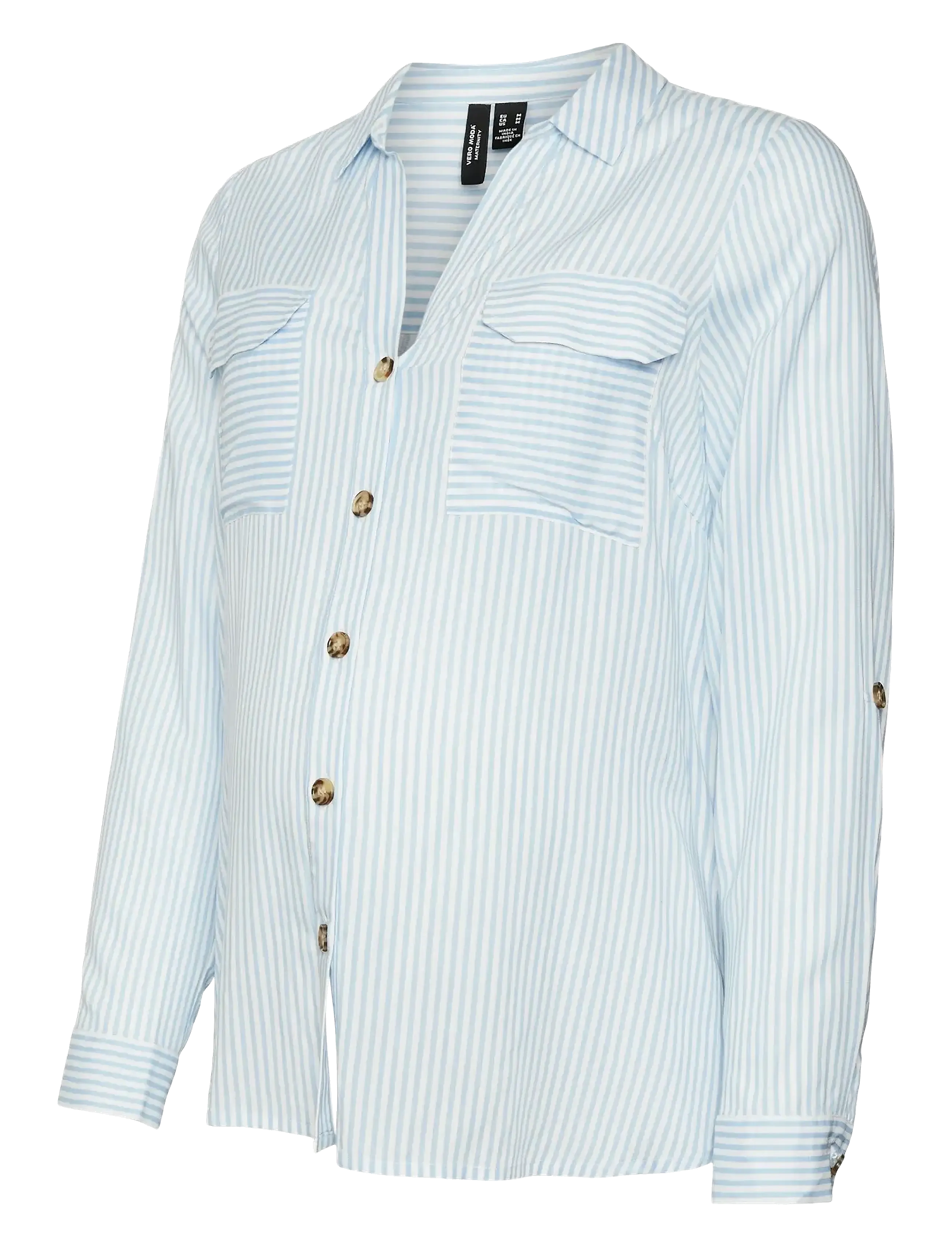 VERO MODA MATERNITY Vmmbumpy L/S Shirt New Blau - XL - Damen