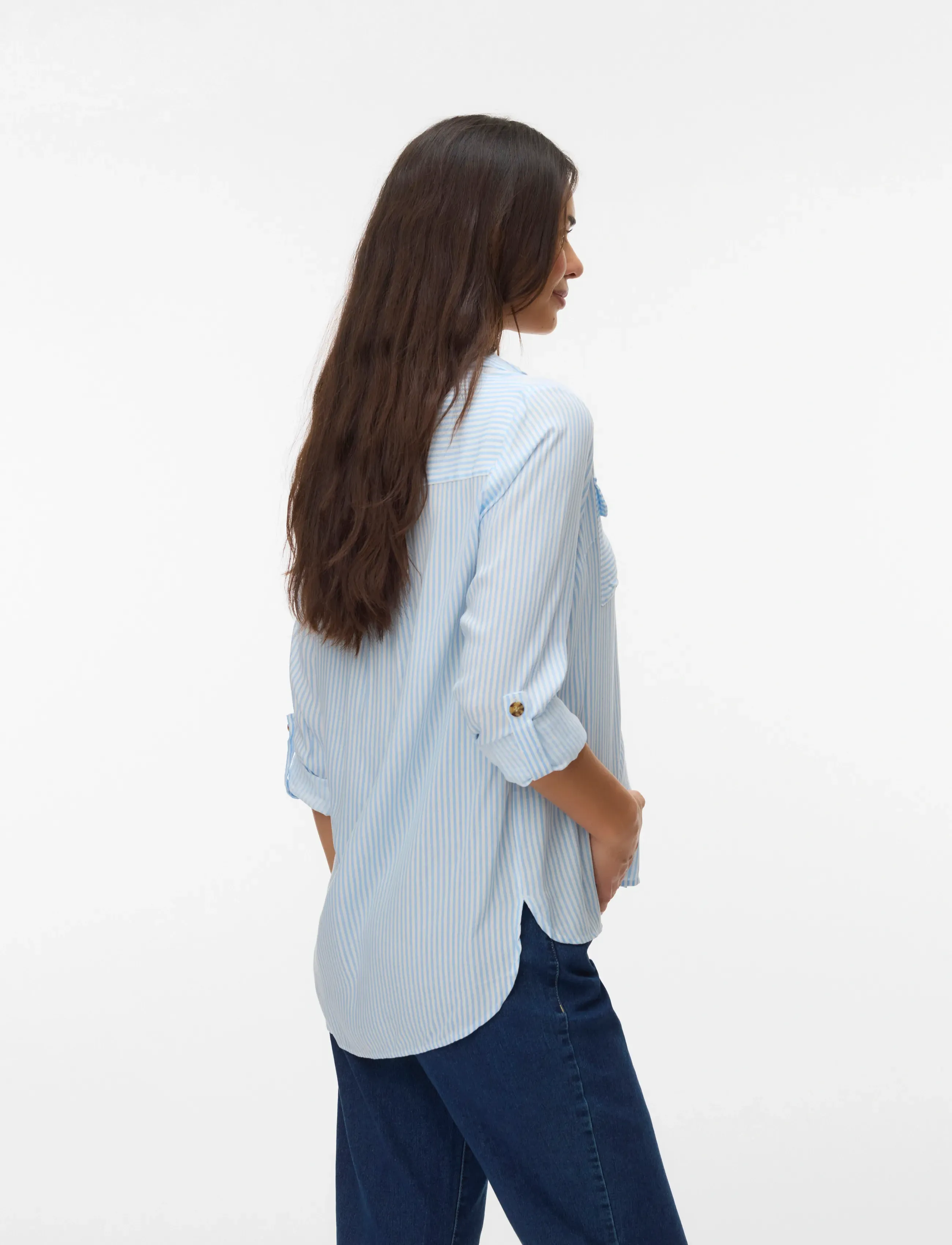 Vero Moda Maternity - VMMBUMPY L/S SHIRT NEW NOOS - long-sleeved shirts - blue bell - 2