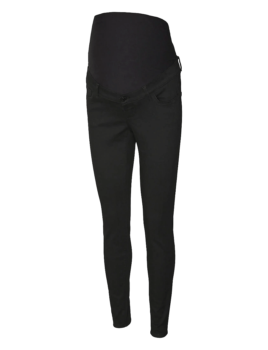 Vero Moda Maternity - VMMTANYA S PIPING JEANS VI120 NOOS - black - 1