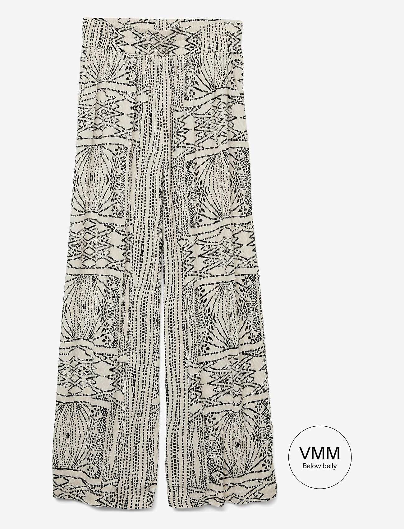 Vero Moda Maternity - VMMMENNY WIDE PANTS WVN GA - bottoms - oatmeal - 0