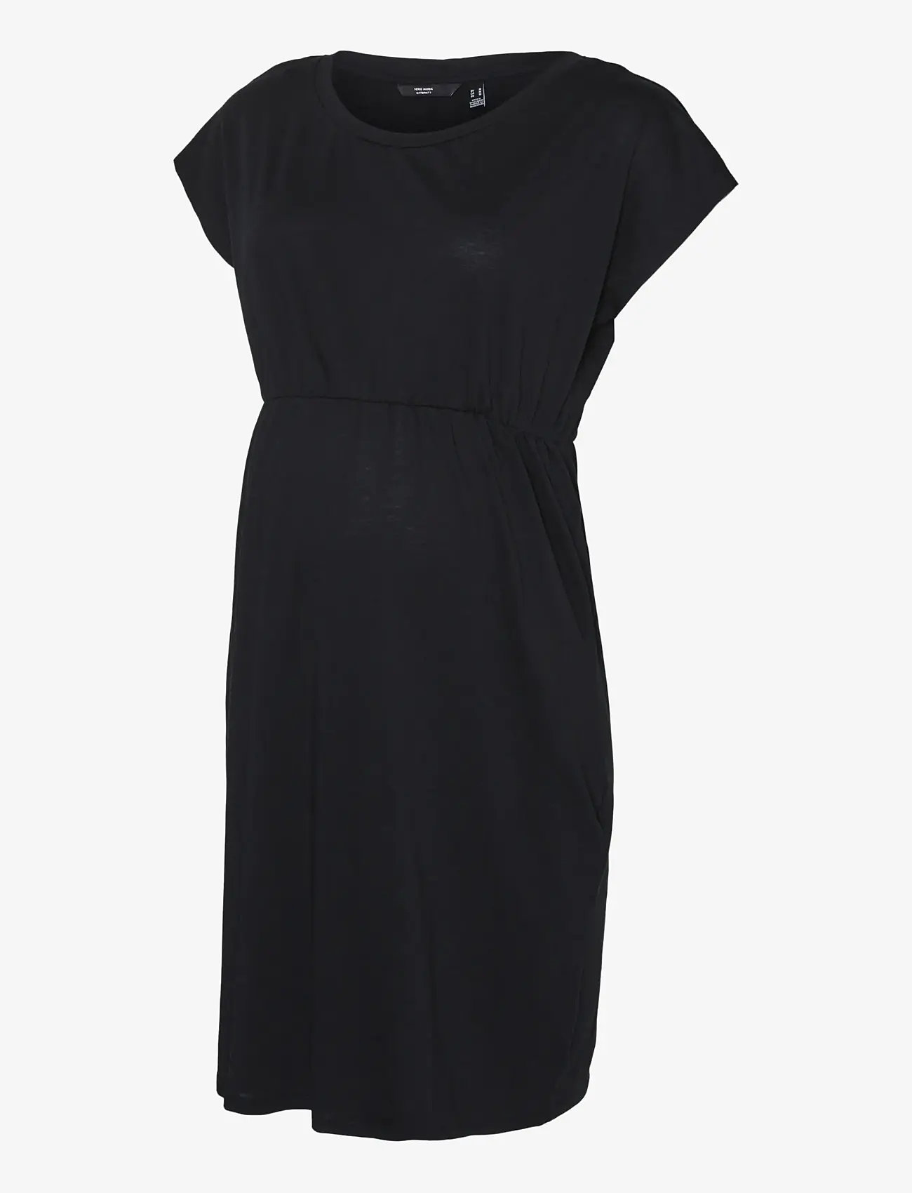 Vero Moda Maternity - VMMLUNA SS SHORT DRESS 2-PACK - t-shirtkjoler - black - 2