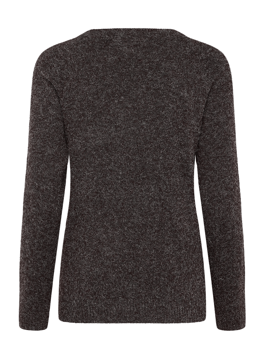 Vero Moda Maternity - VMMDOFFY LS O-NECK BLOUSE GA - overdele - chocolate torte - 1