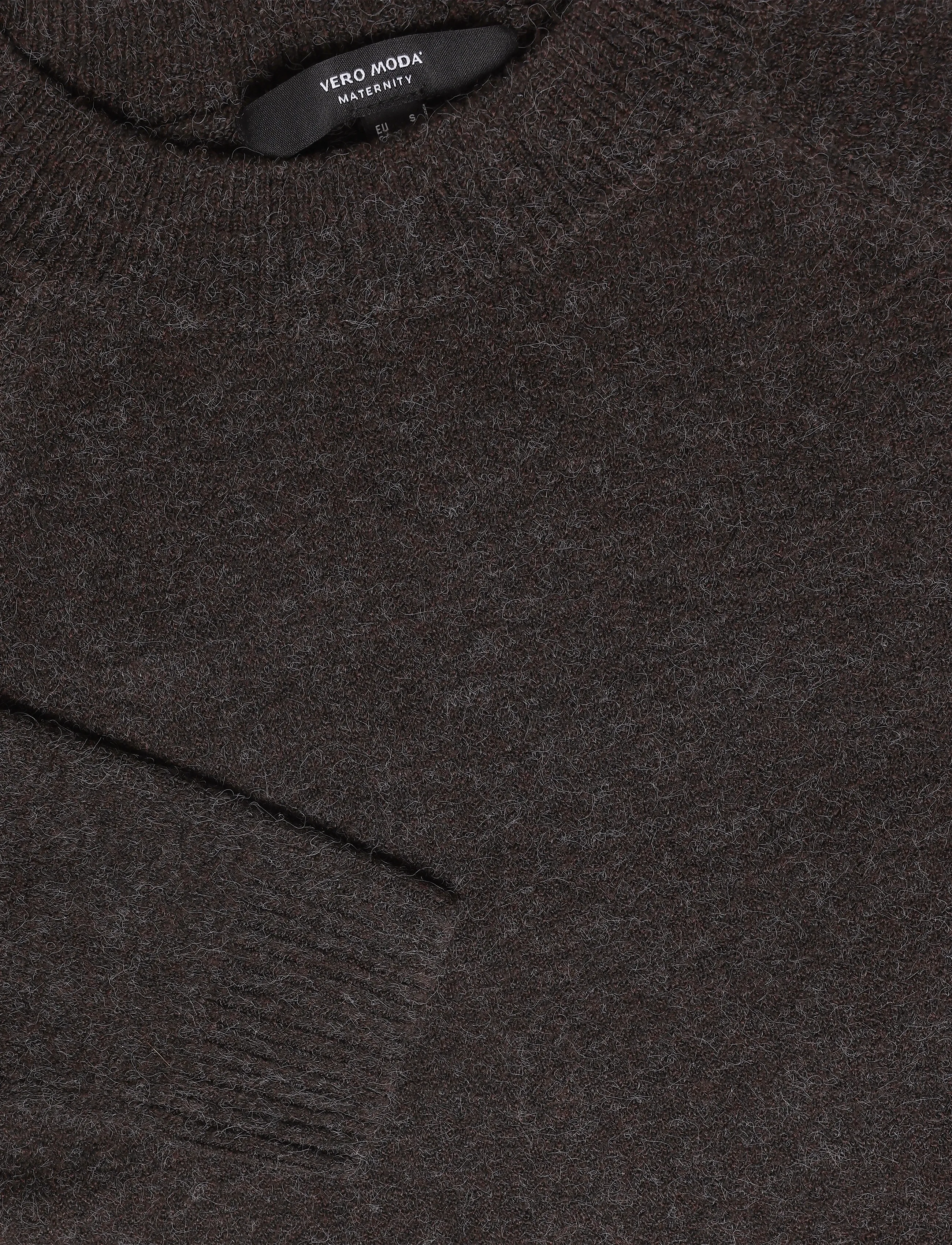 Vero Moda Maternity - VMMDOFFY LS O-NECK BLOUSE GA NOOS - oberteile - chocolate torte - 2