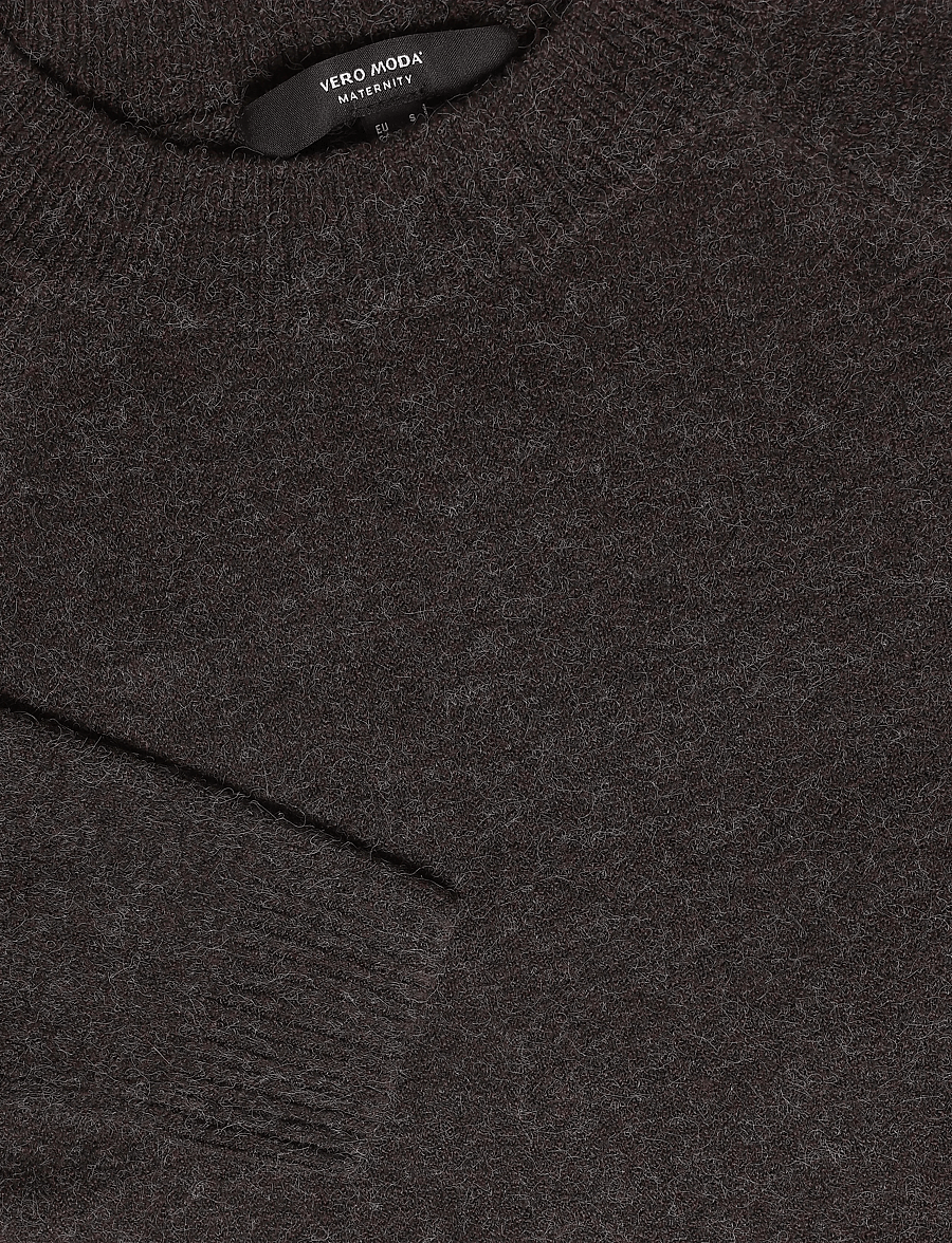 Vero Moda Maternity - VMMDOFFY LS O-NECK BLOUSE GA - overdele - chocolate torte - 2