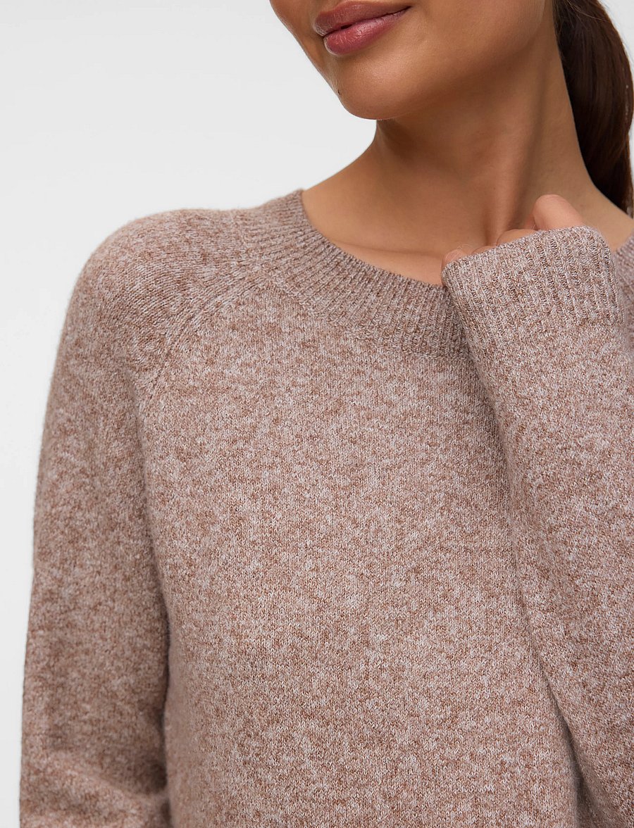 Vero Moda Maternity - VMMDOFFY LS O-NECK BLOUSE GA - topid - cocoa brown - 5