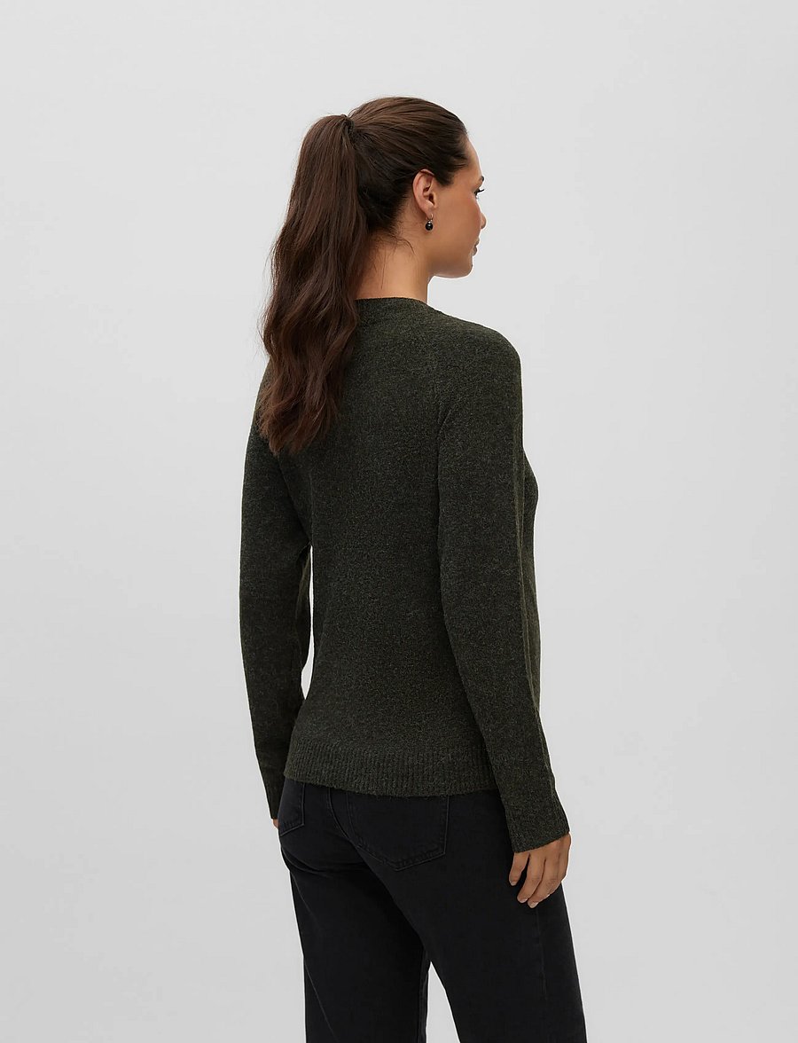 Vero Moda Maternity - VMMDOFFY LS O-NECK BLOUSE GA - oberteile - forest night - 3