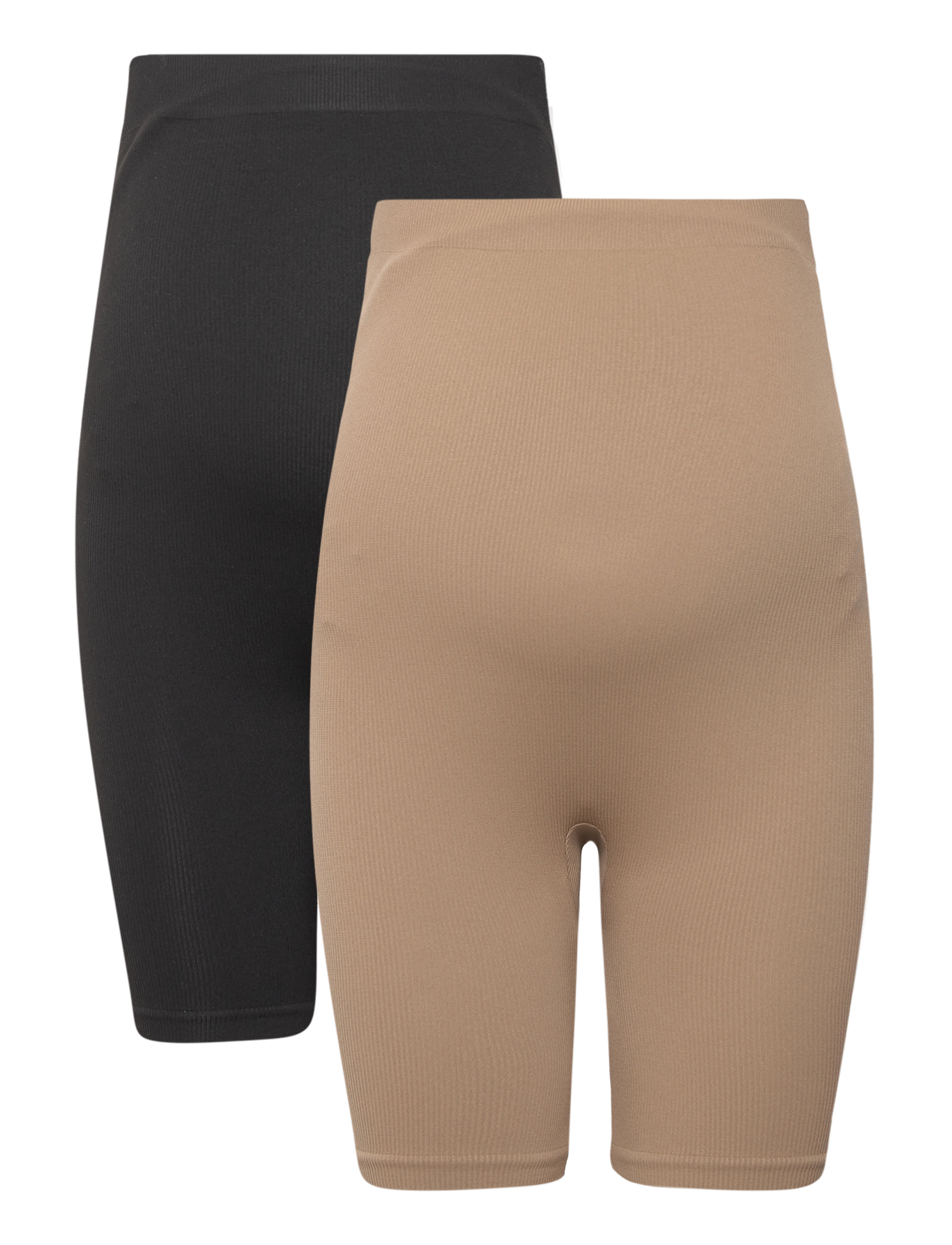 Vero Moda Maternity - VMMISA HW SEAMLESS BIKER SHORT 2P - tigers eye - 1
