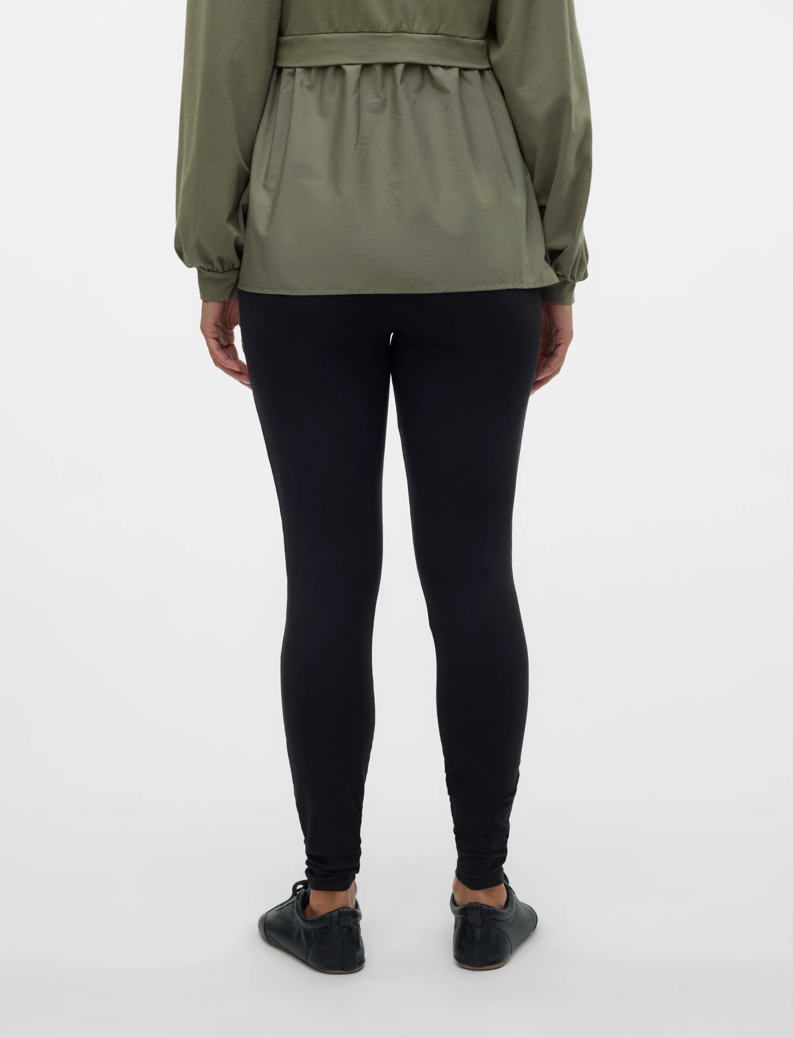 Vero Moda Maternity - VMMMINA HW LEGGINGS BF JRS - püksid ja seelikud - black - 3