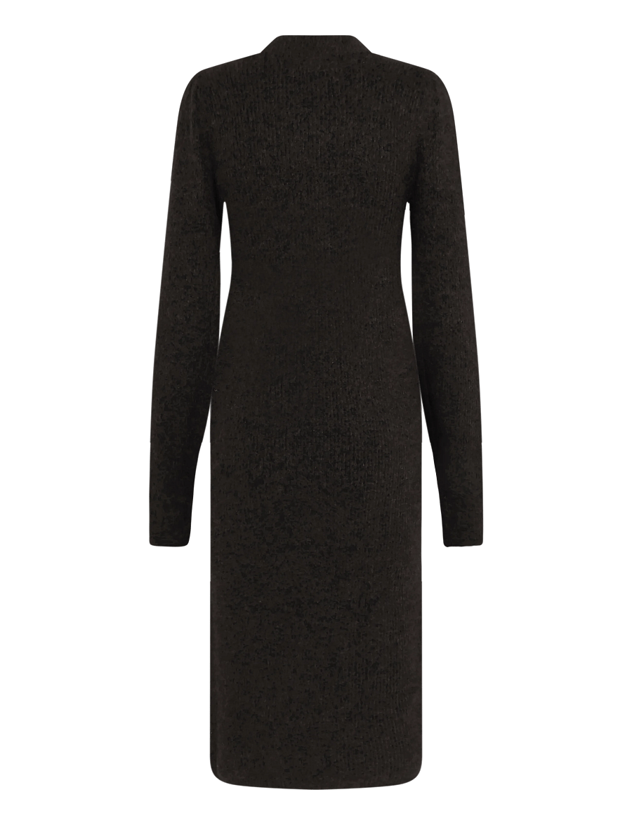 Vero Moda Maternity - VMMVILLA LS O-NECK DRESS GA LCS - strickkleider - chocolate torte - 1